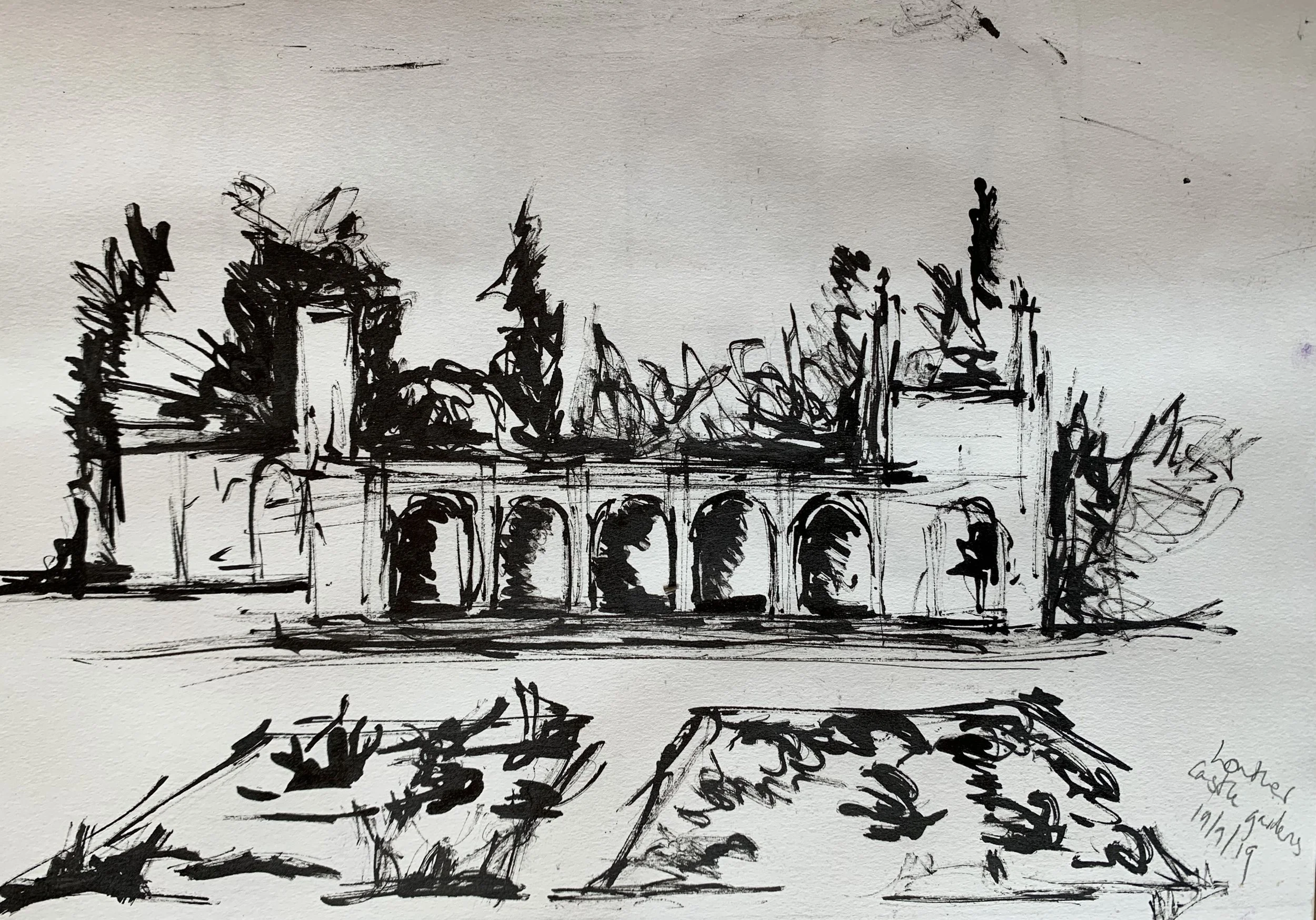 HELEN ALICE JOHNSON ARTIST_LANDSCAPE PAINTER_LOWTHER CASTLE PEN AND INK_2019.jpg