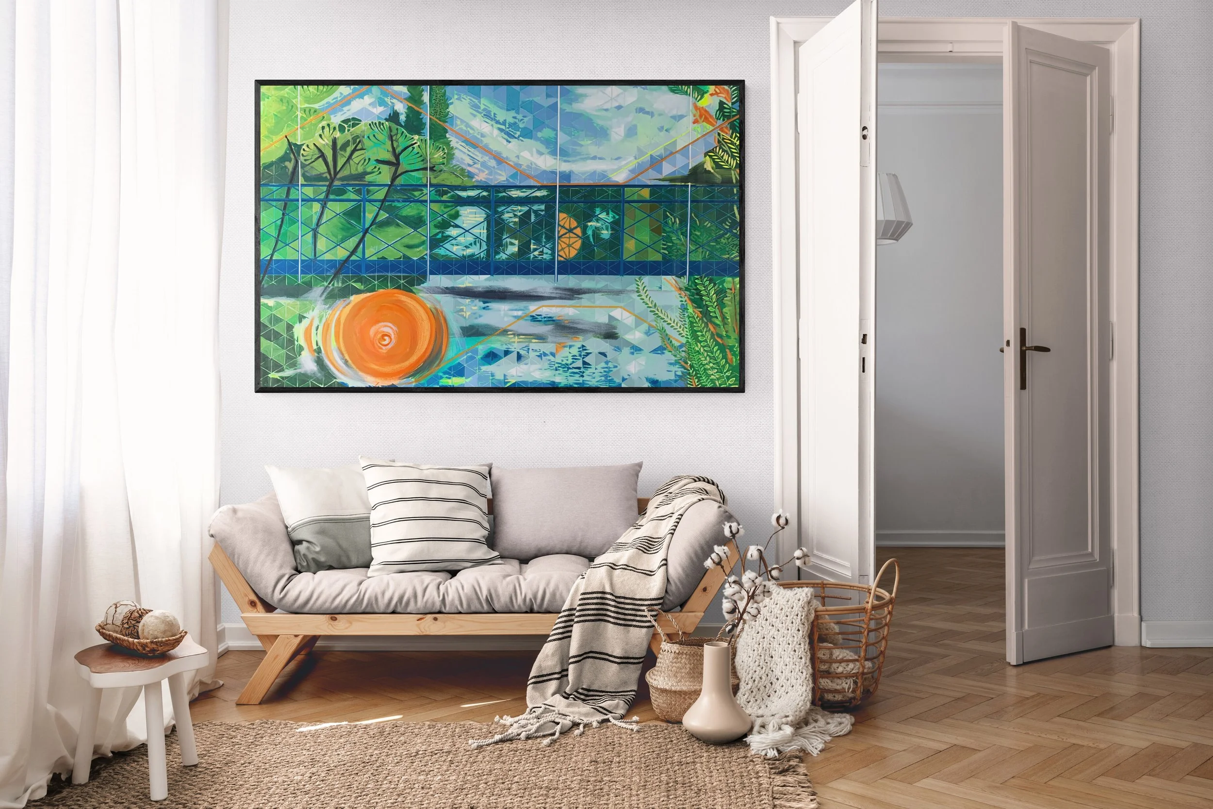 THE FOOTBRIDGE IN A ROOM.jpg