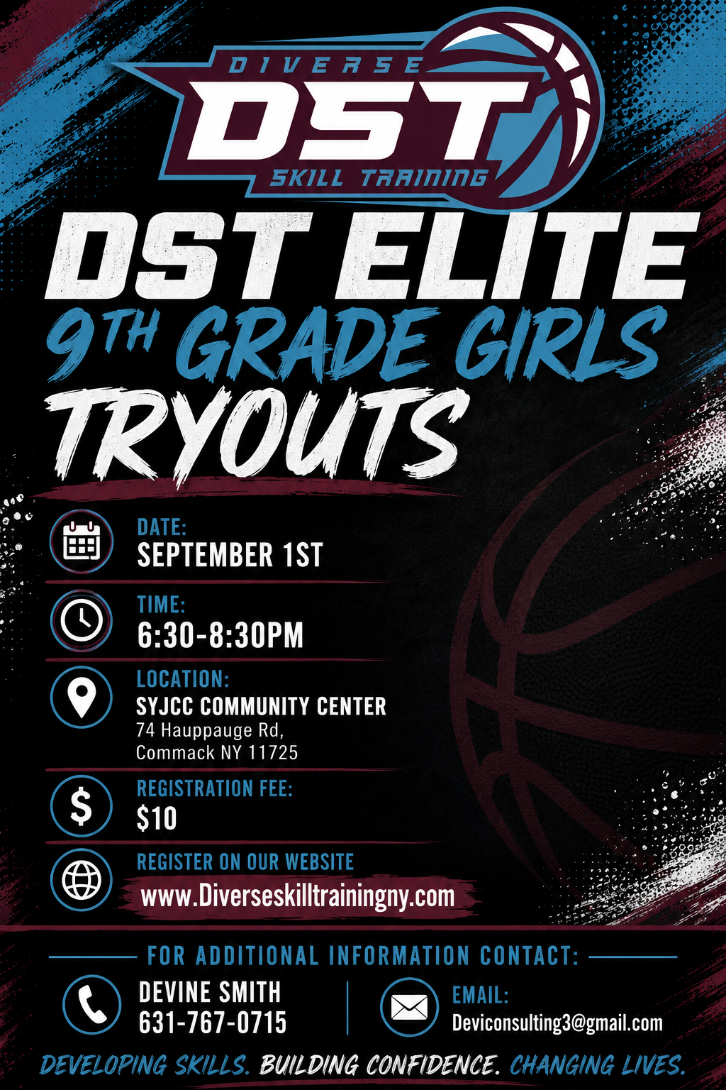 TRYOUTS: DST Elite Girls - 9th Grade