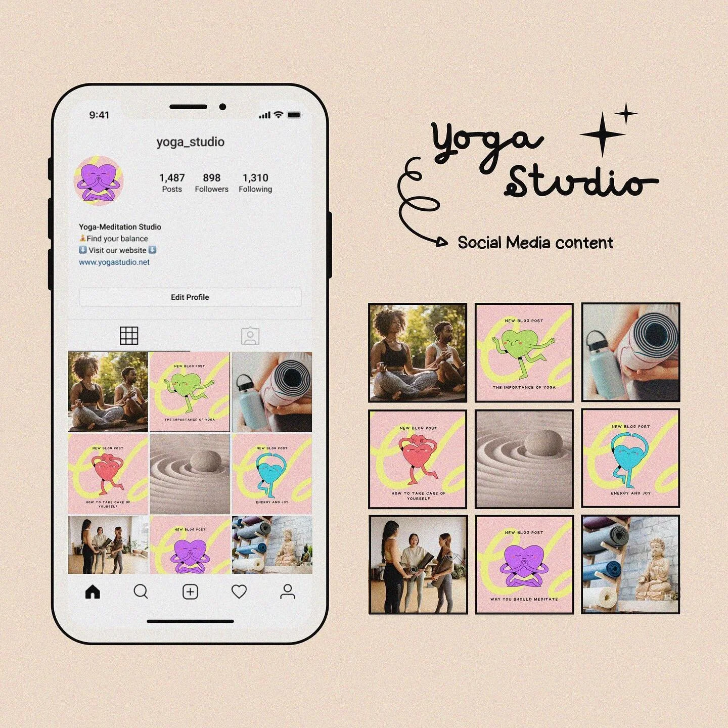 Social media content for a Yoga Studio✨

#graphicdesign #graphicdesigner #design #brand # creative #logodesigner #logodesign #branding #brandidentity #brandingdesign #designer #brandingdesigner #illustrator #photoshop #logodesign #logodesigns #logo #