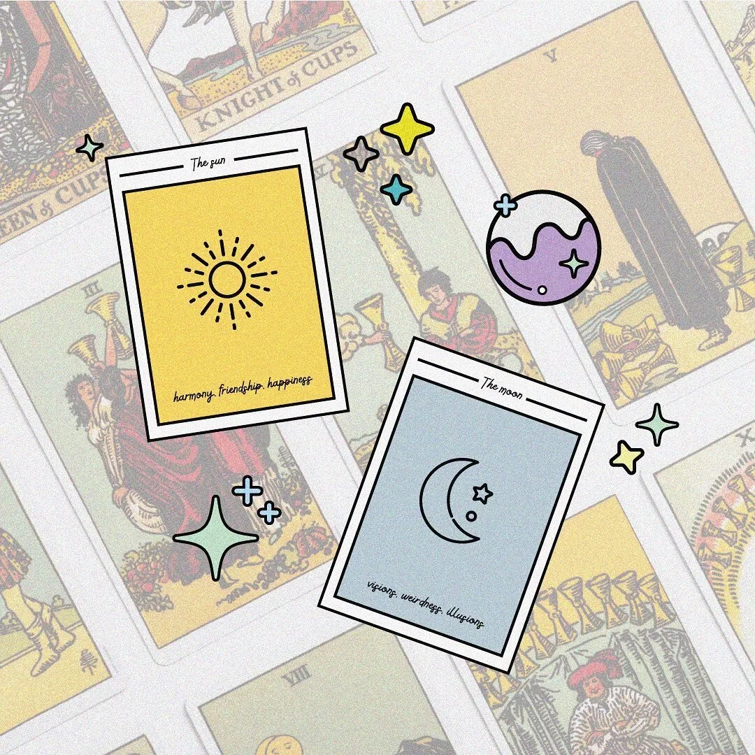 Tarot stickers illustrations ✨🔮

#brandingdesign #branding #design #thecreativebesties #graphicdesign #logo #brand #logodesigner #graphicdesigner #designer #creative #brandidentity #logodesign #freelance #logos #illustrator #typography #logodesigns 