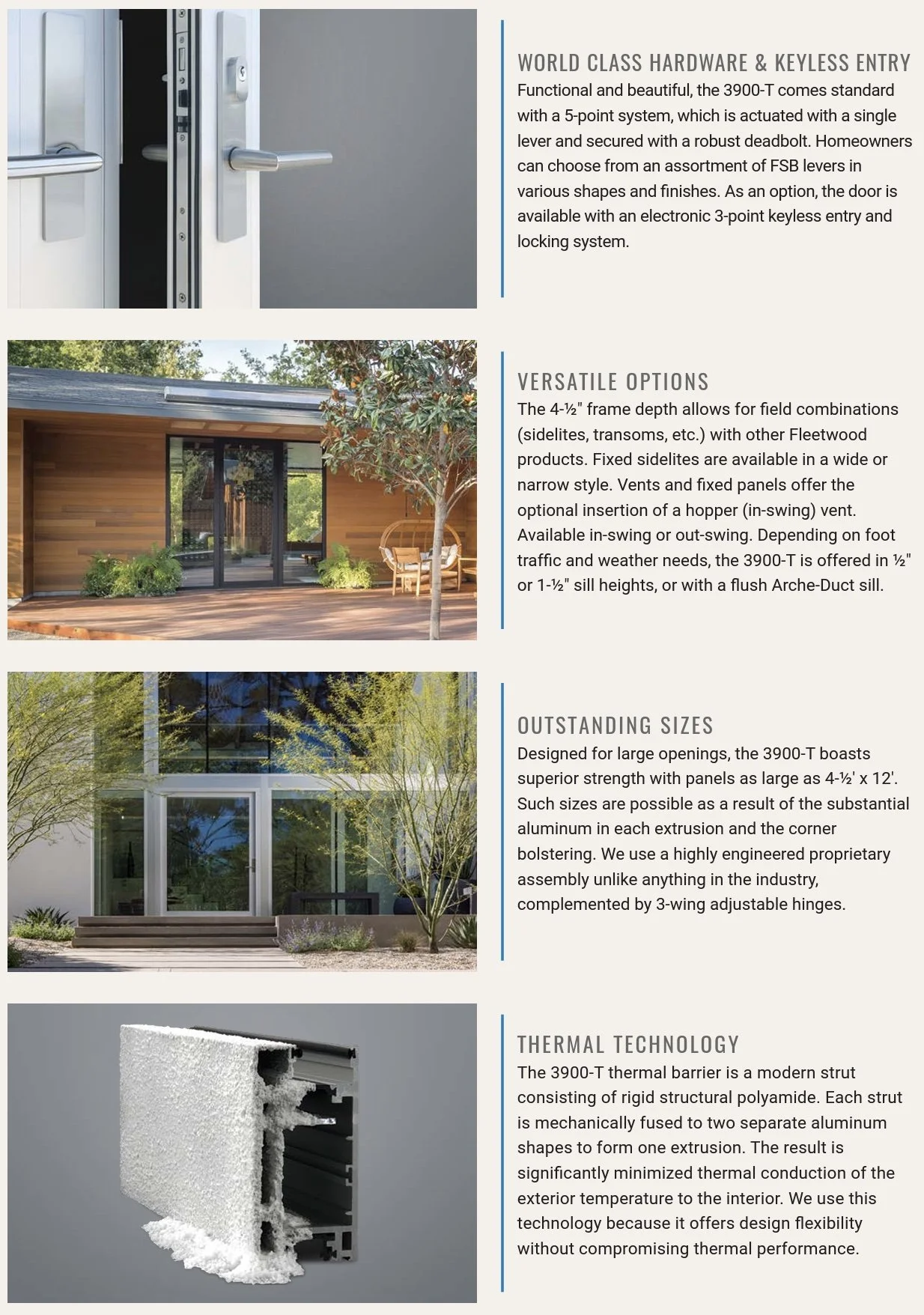 Fleetwood Pivot Doors — Twin Forks Window Company