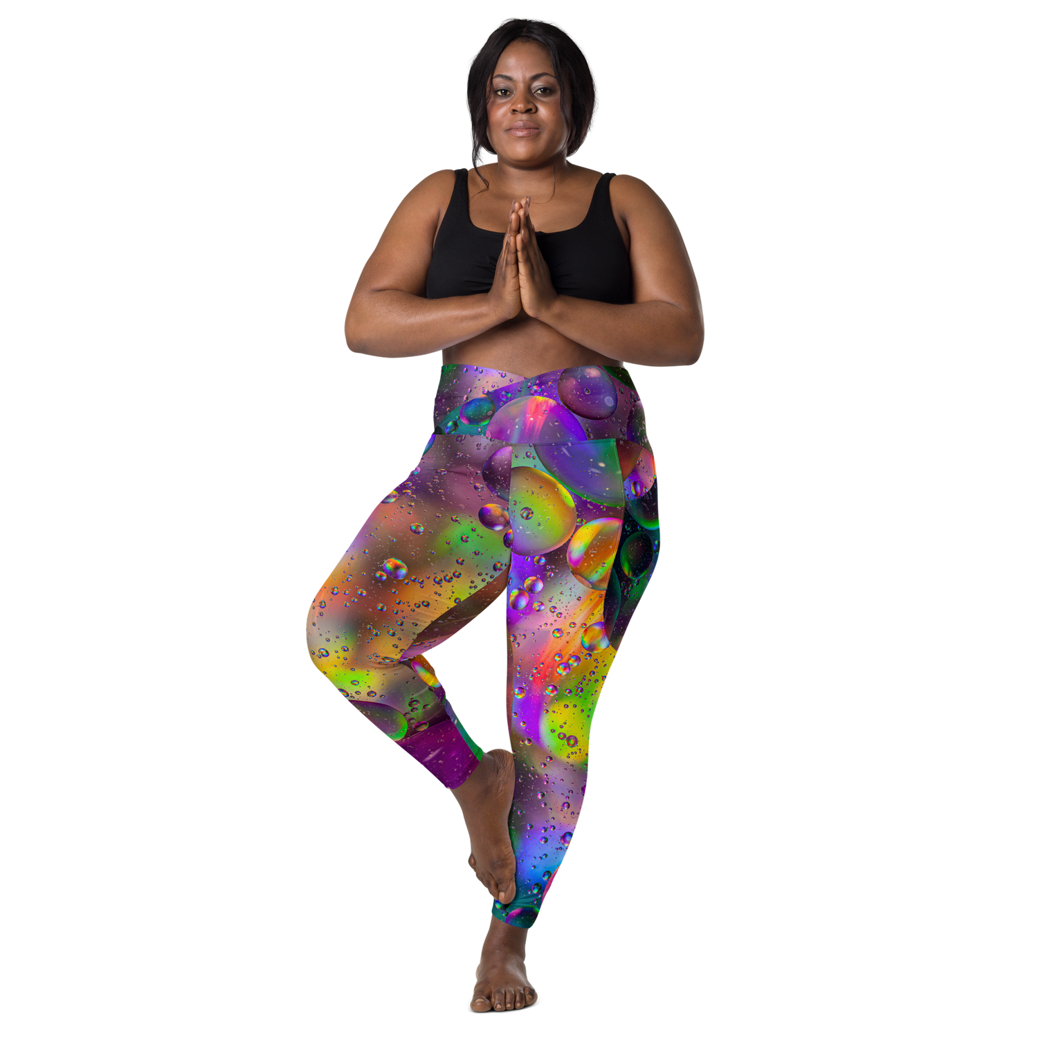 Crossover leggings with pockets- LiquidChroma 1502 — Actiondyne Industries
