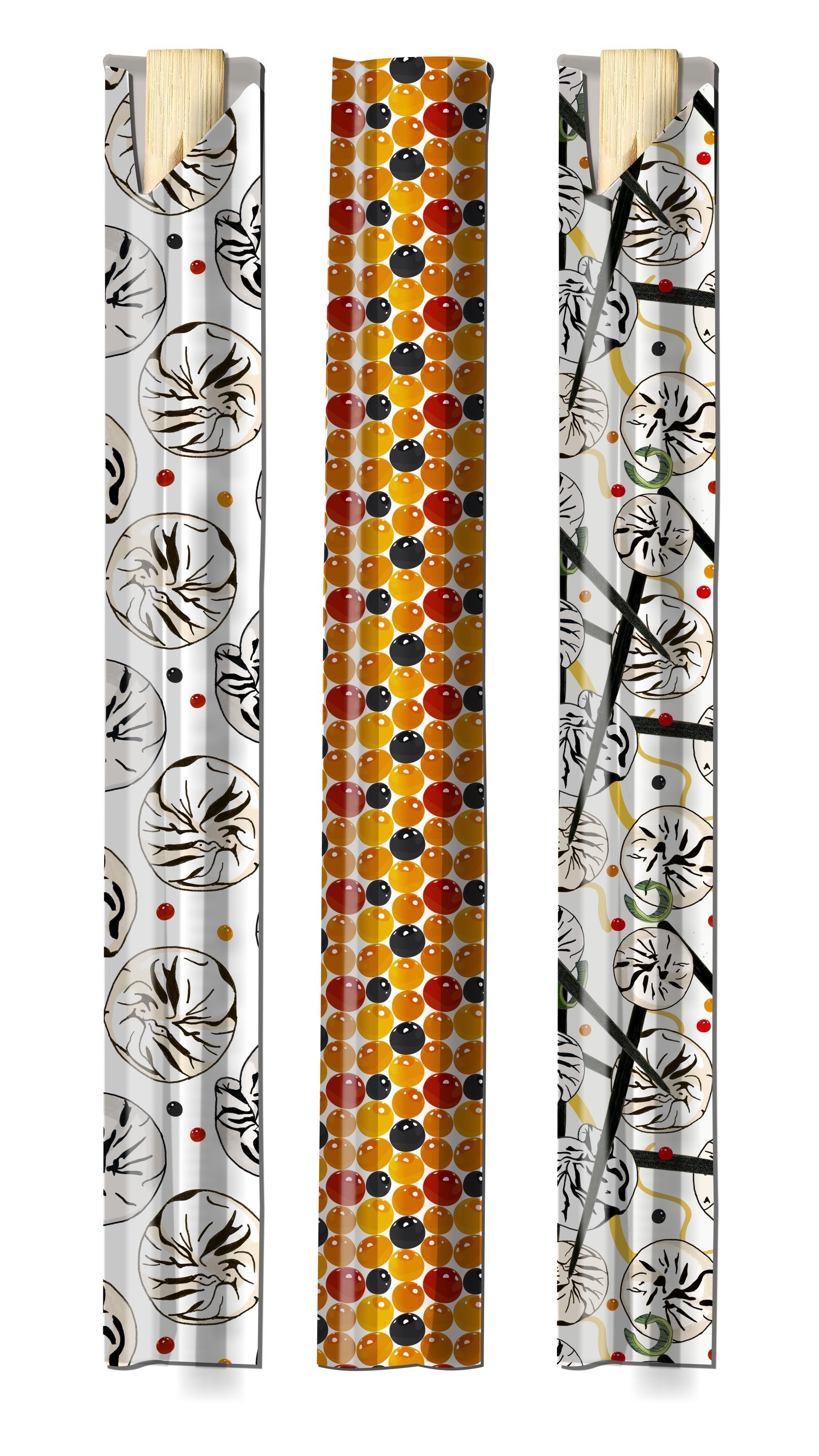 Package Design/Digital Mockup with repeat patterns - Photoshop, Illustrator