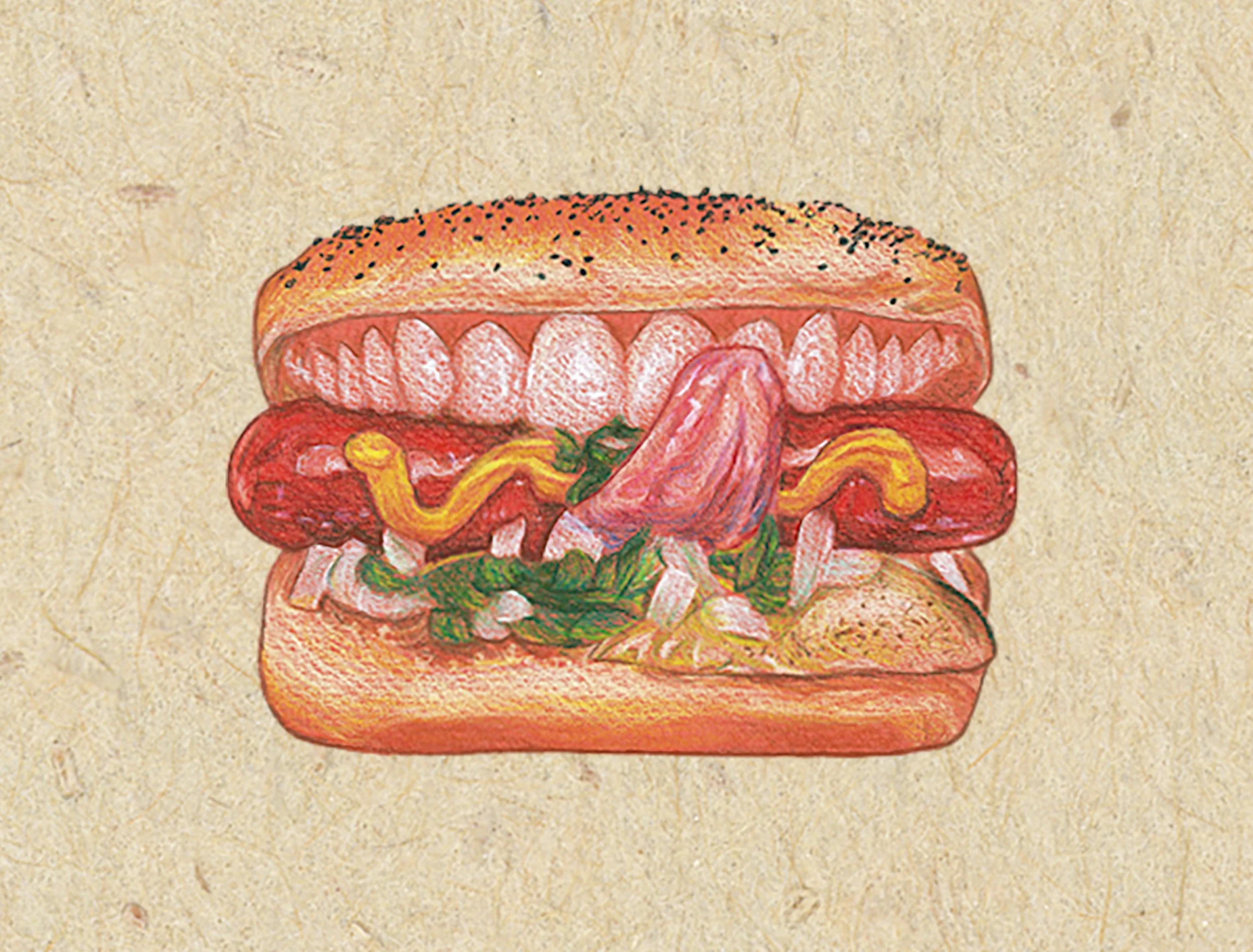 Digital Illustration - Colored pencil, Adobe Photoshop