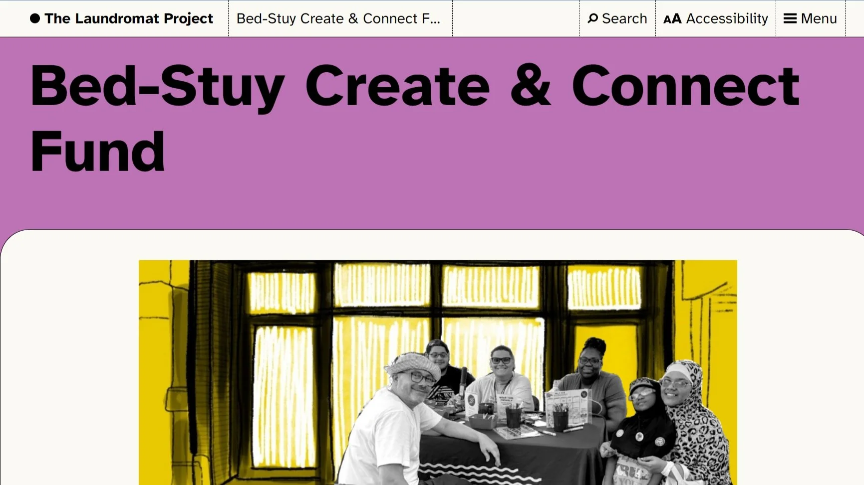 $1,000, Bed-Stuy Create & Connect Fund, The Laundromat Project Micro Grant, Brooklyn, NY on behalf of CCC INC.