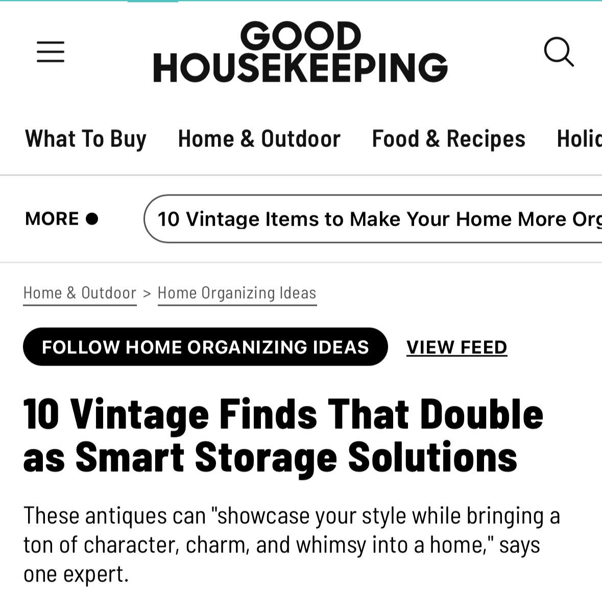 10 Vintage Finds That Double As Smart Storage