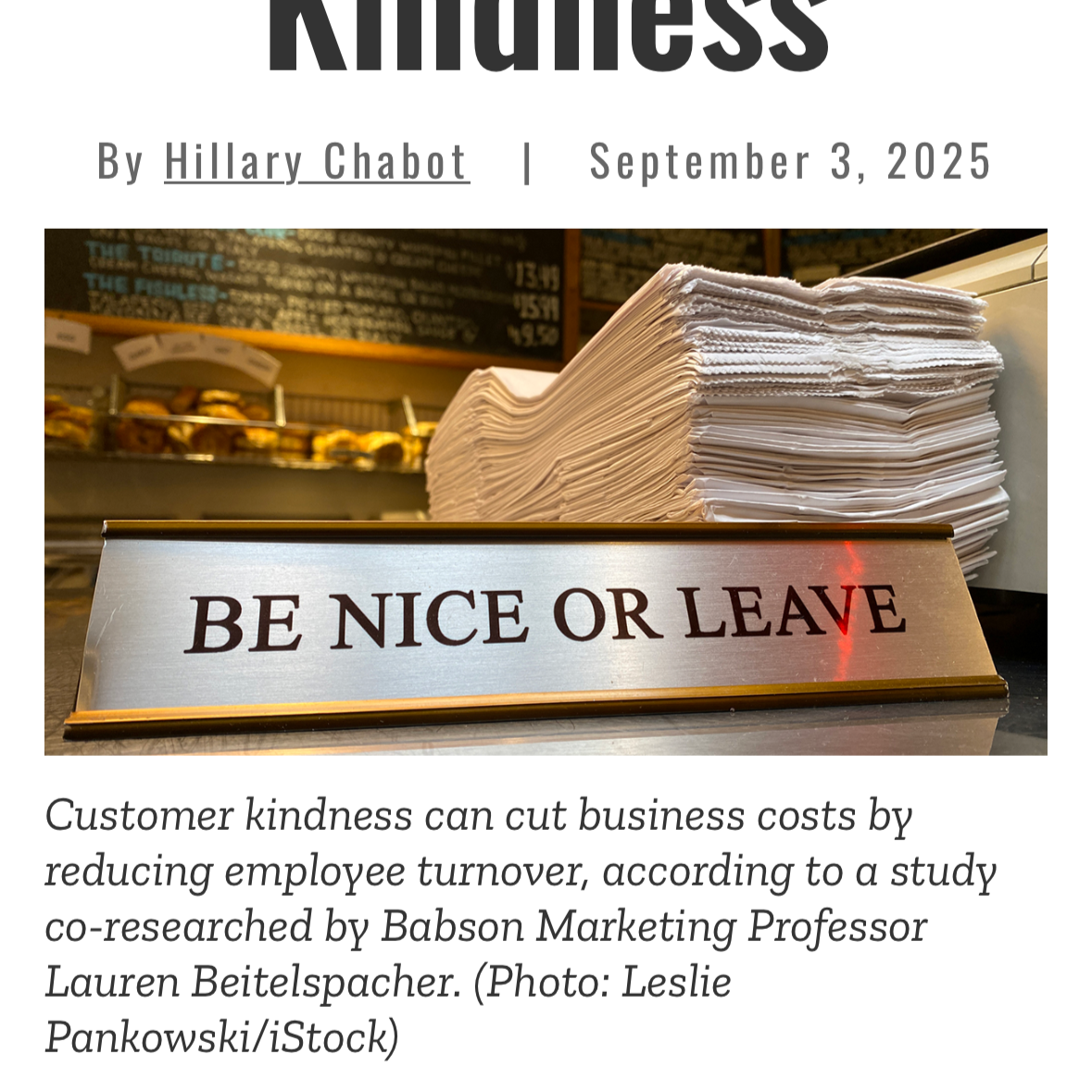 Babson College Entrepreneurship | September 3, 2025