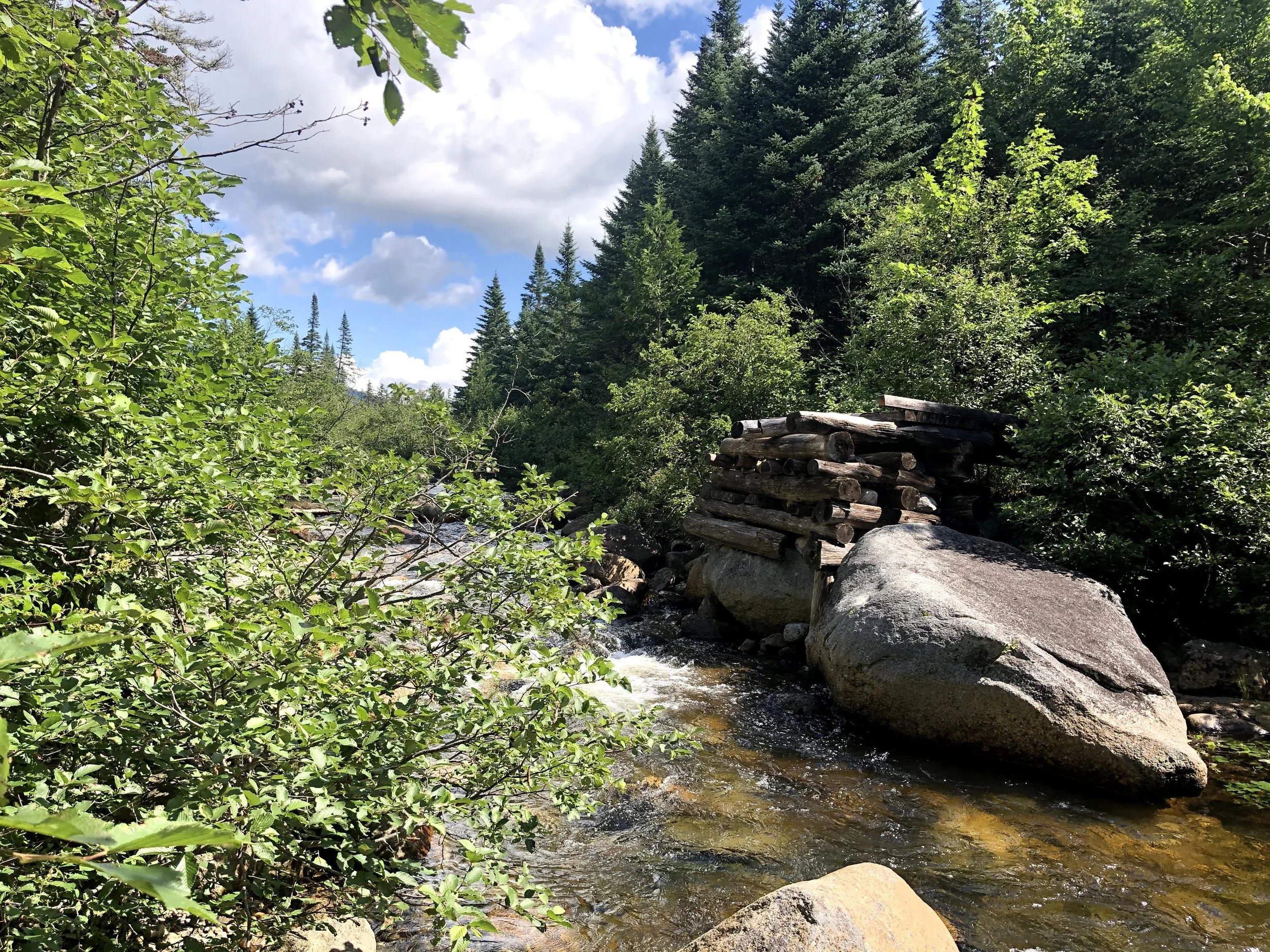 Stream Crossing on Katahdin Lake Trail 2020