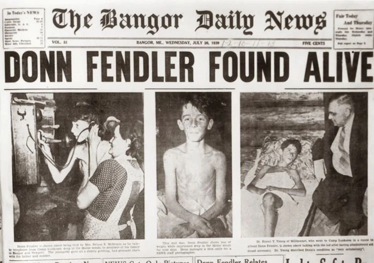 Lost on Katahdin Donn Fendler Exhibit — Friends of Baxter