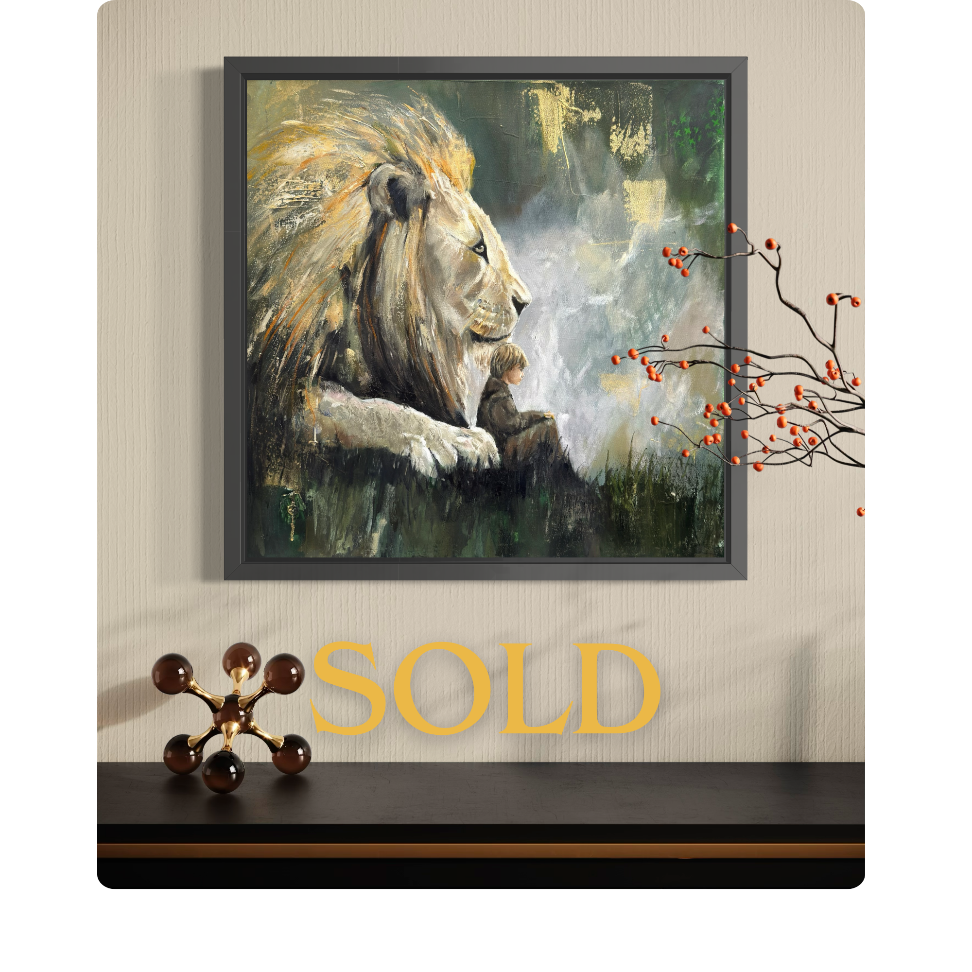 The Protector | 20" x 20" | Oil Painting