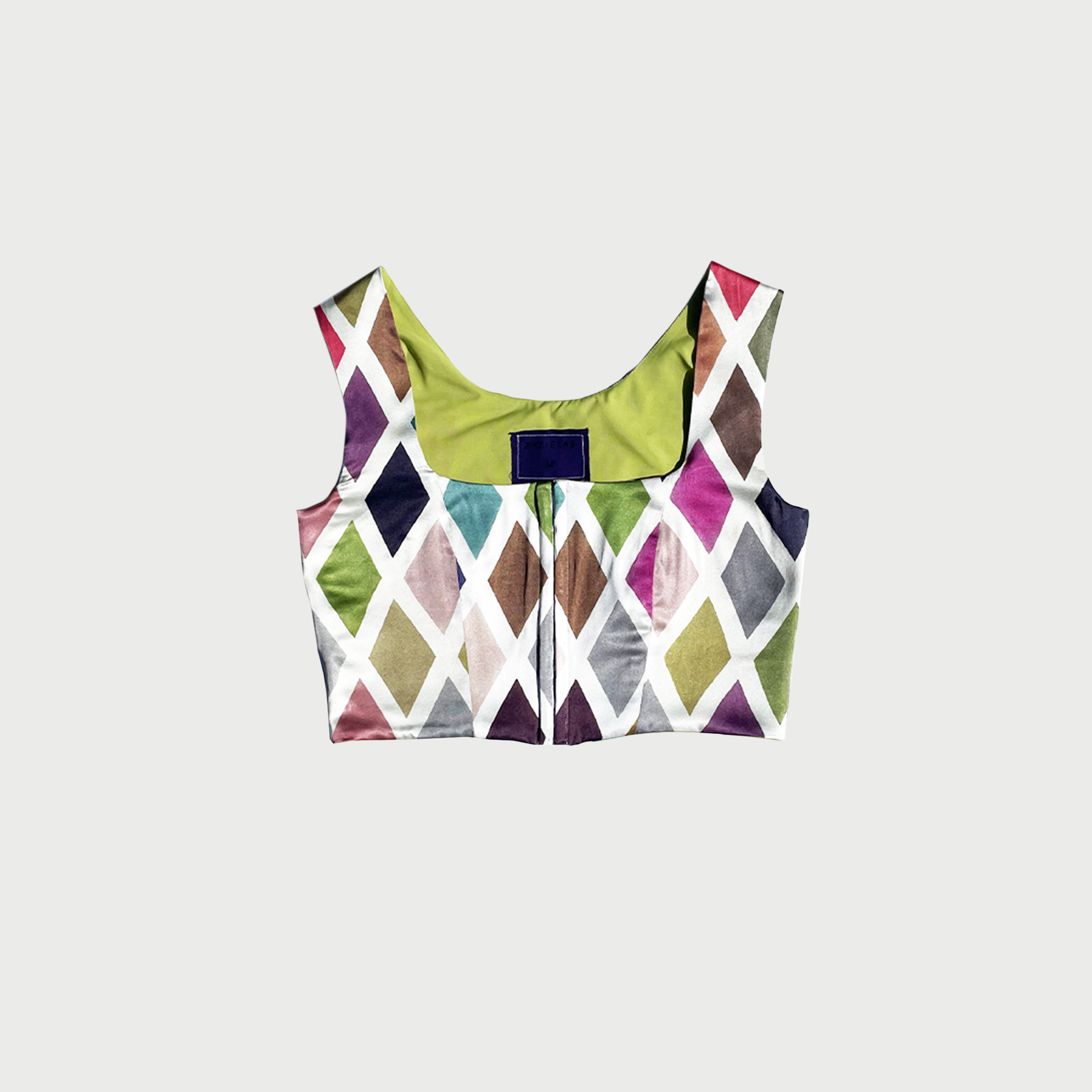 Arlecchino / Satin Top / Printed