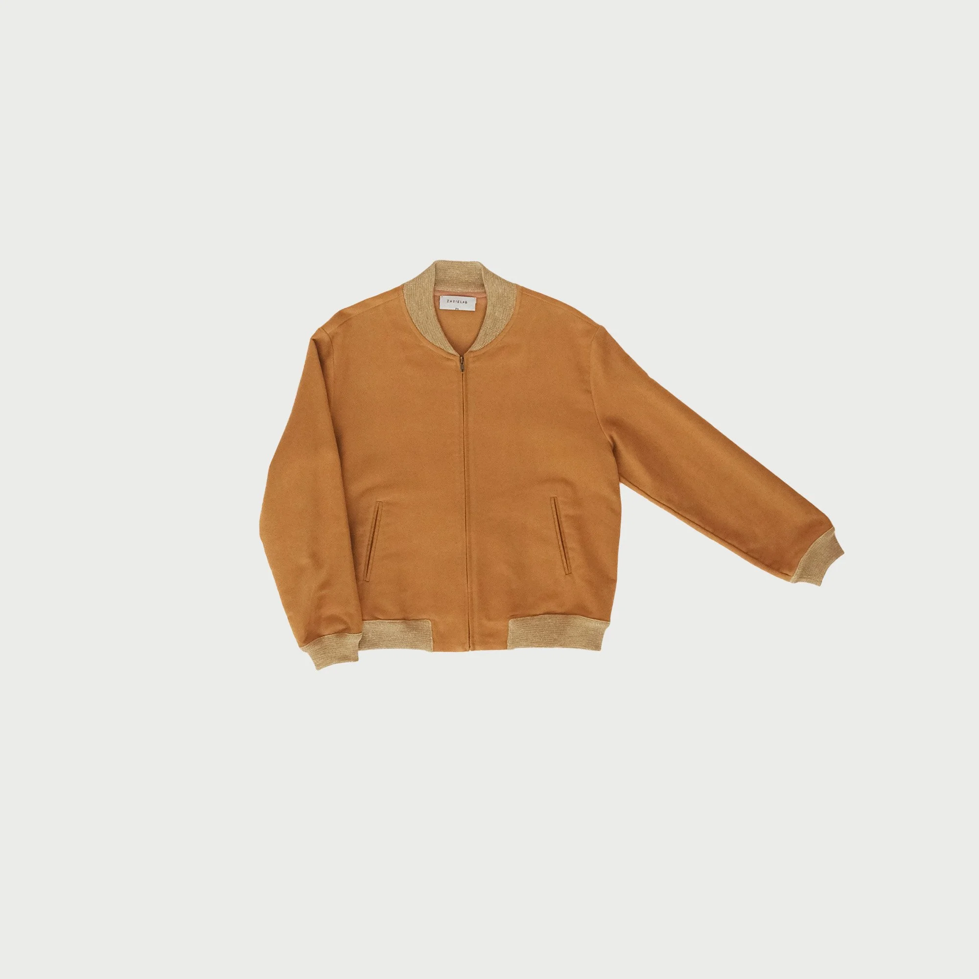 Raggiera / Moleskin Bomber / Rust / Hand-painted