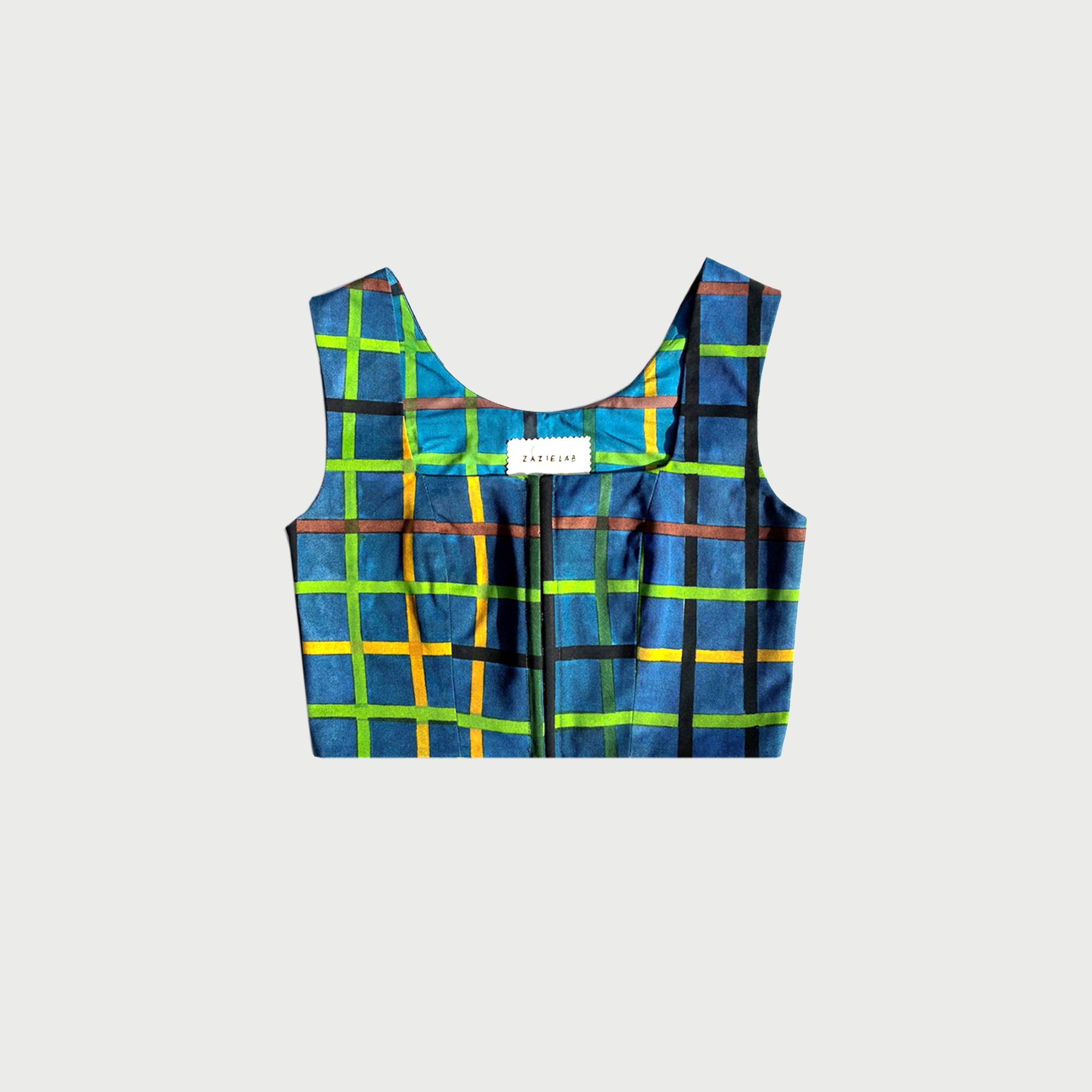 Gingham / Top / Printed