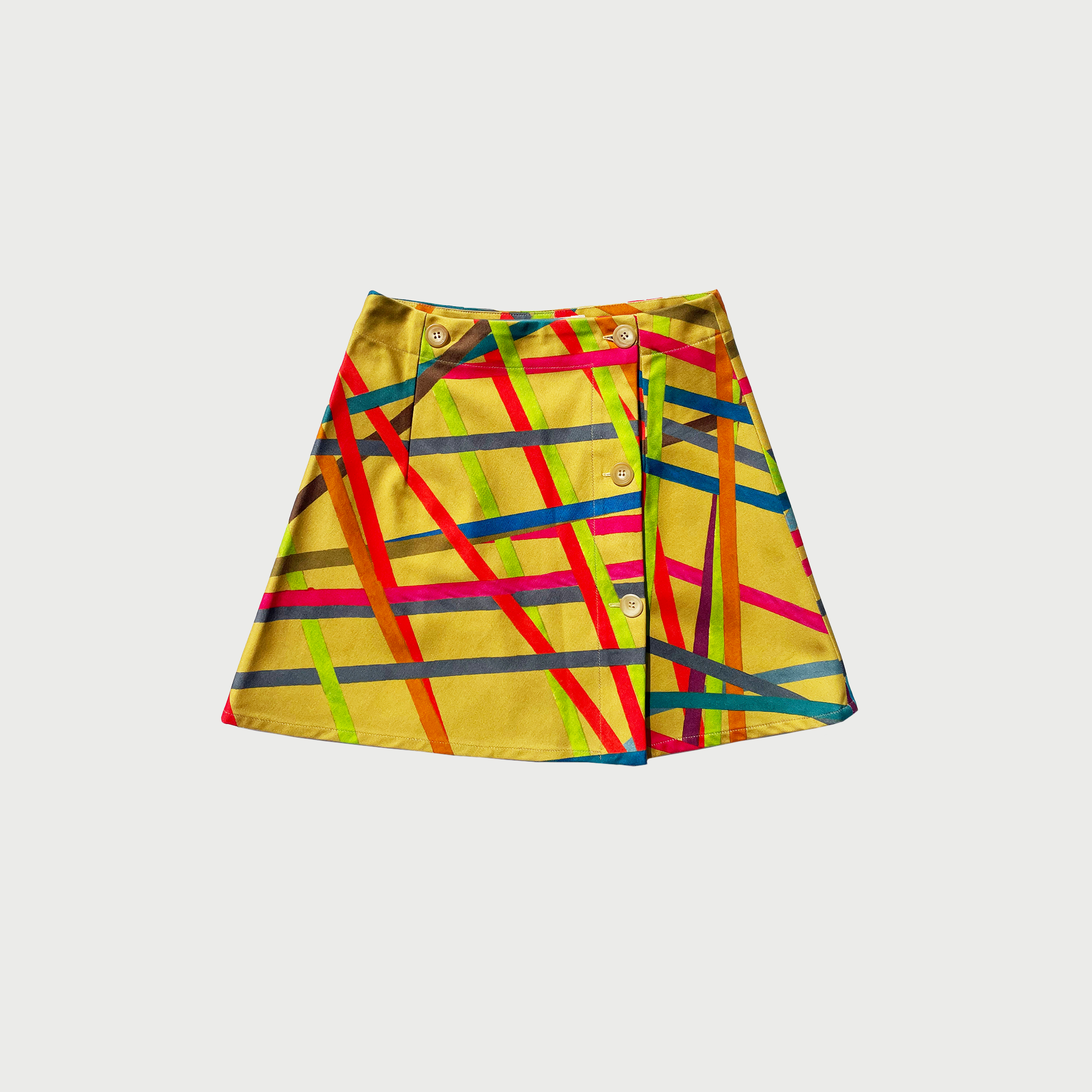 Orazio Ocra / Mini-skirt / Printed
