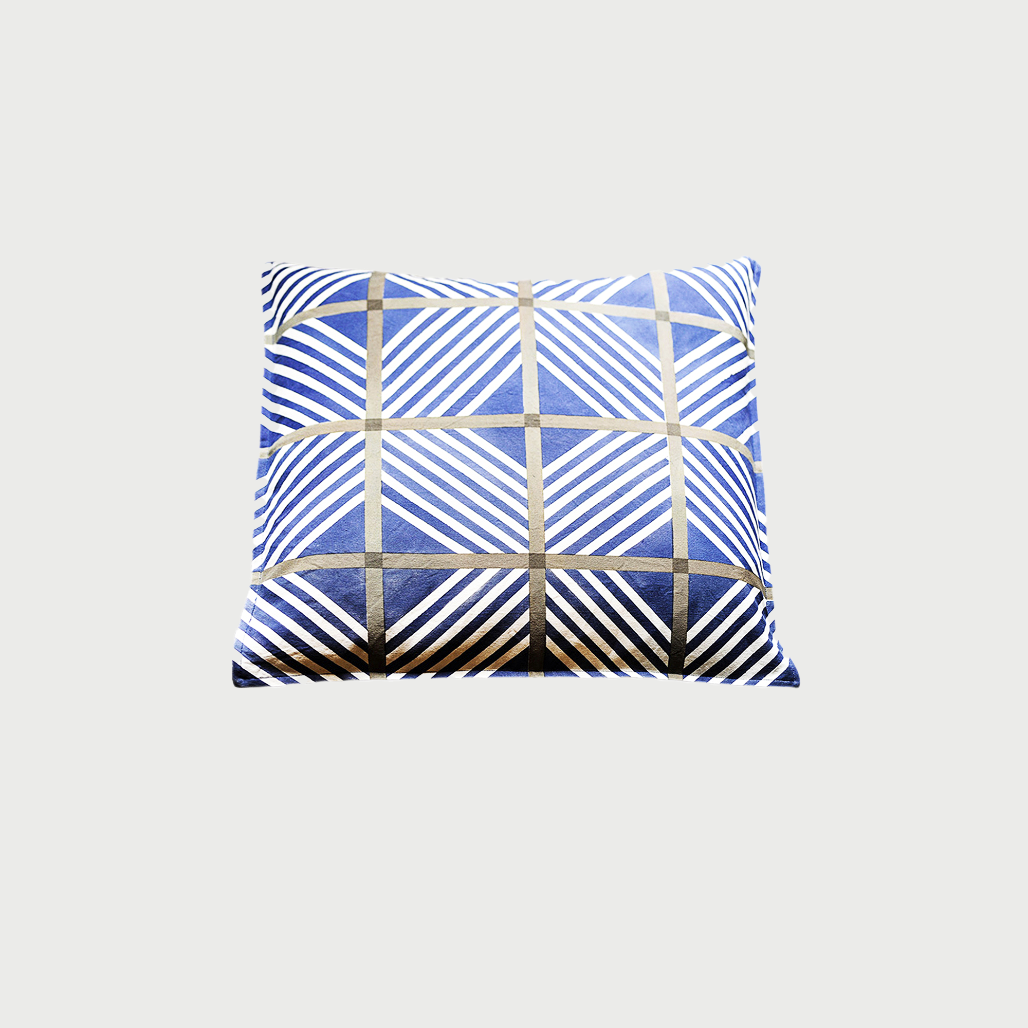 Caio Blue/Clay / Hand-painted