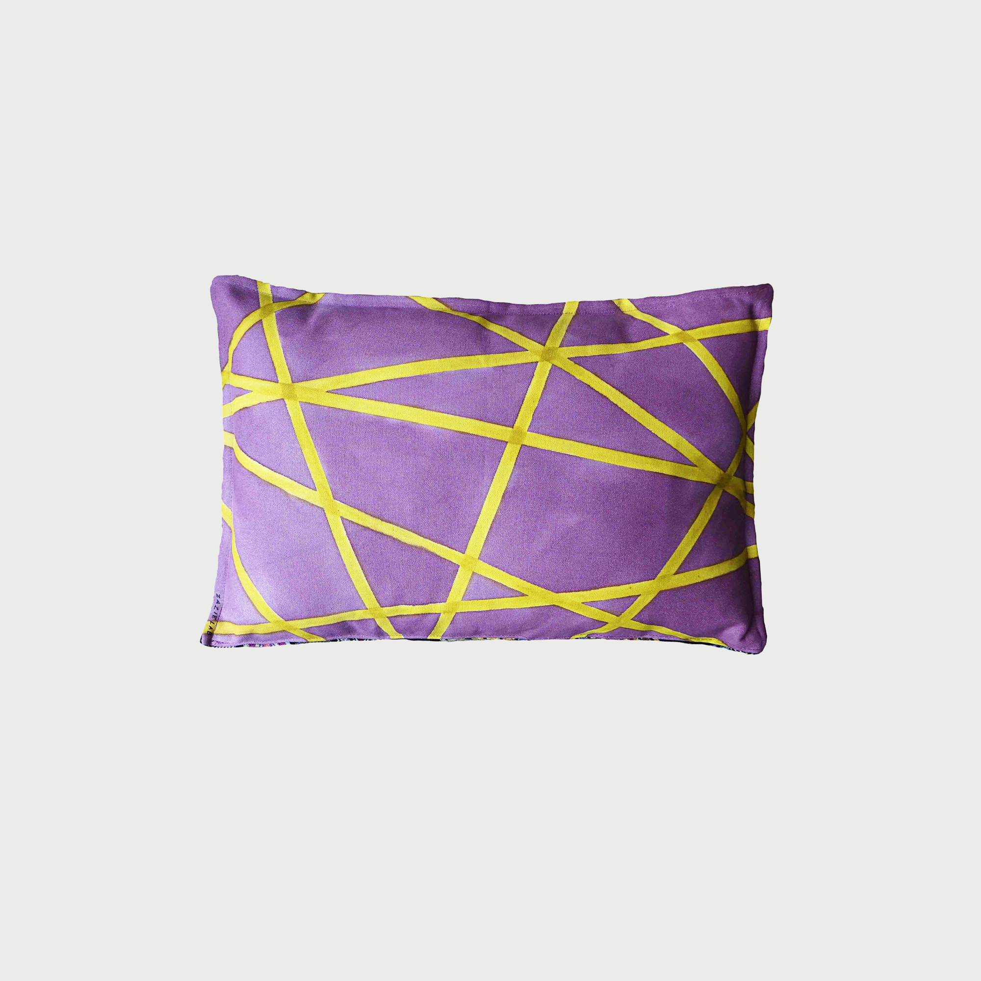 Orazio Mauve + Yellow / Hand-painted