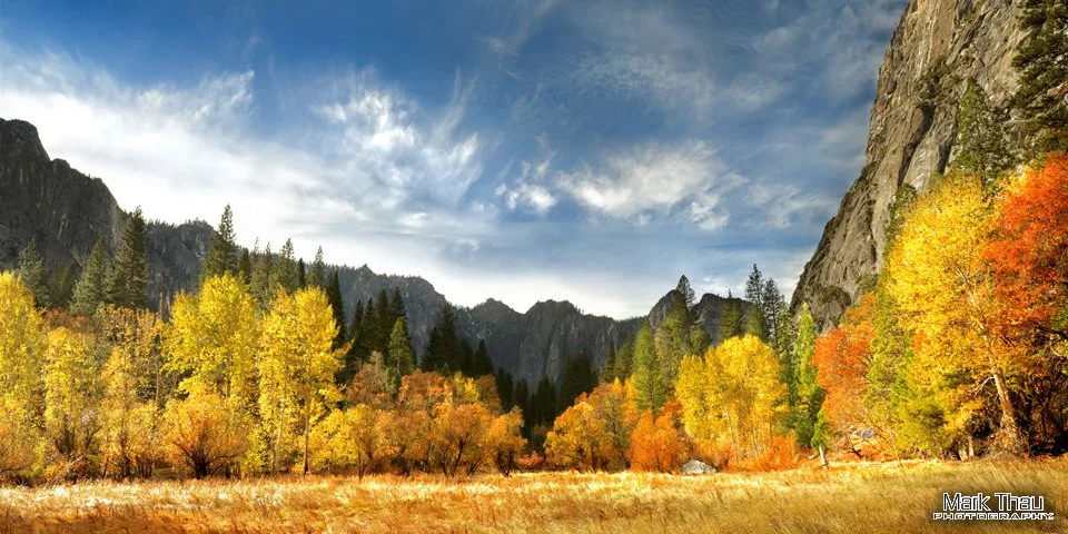 Valley Floor in Autumn, Yosemite Valley