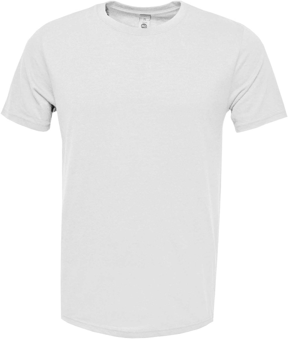 Sublimation White Blank Shirts Party supply Heat Transfer Blank Modal Shirt  Polyester TShirts US Men Women Kids shirts Whole1481852
