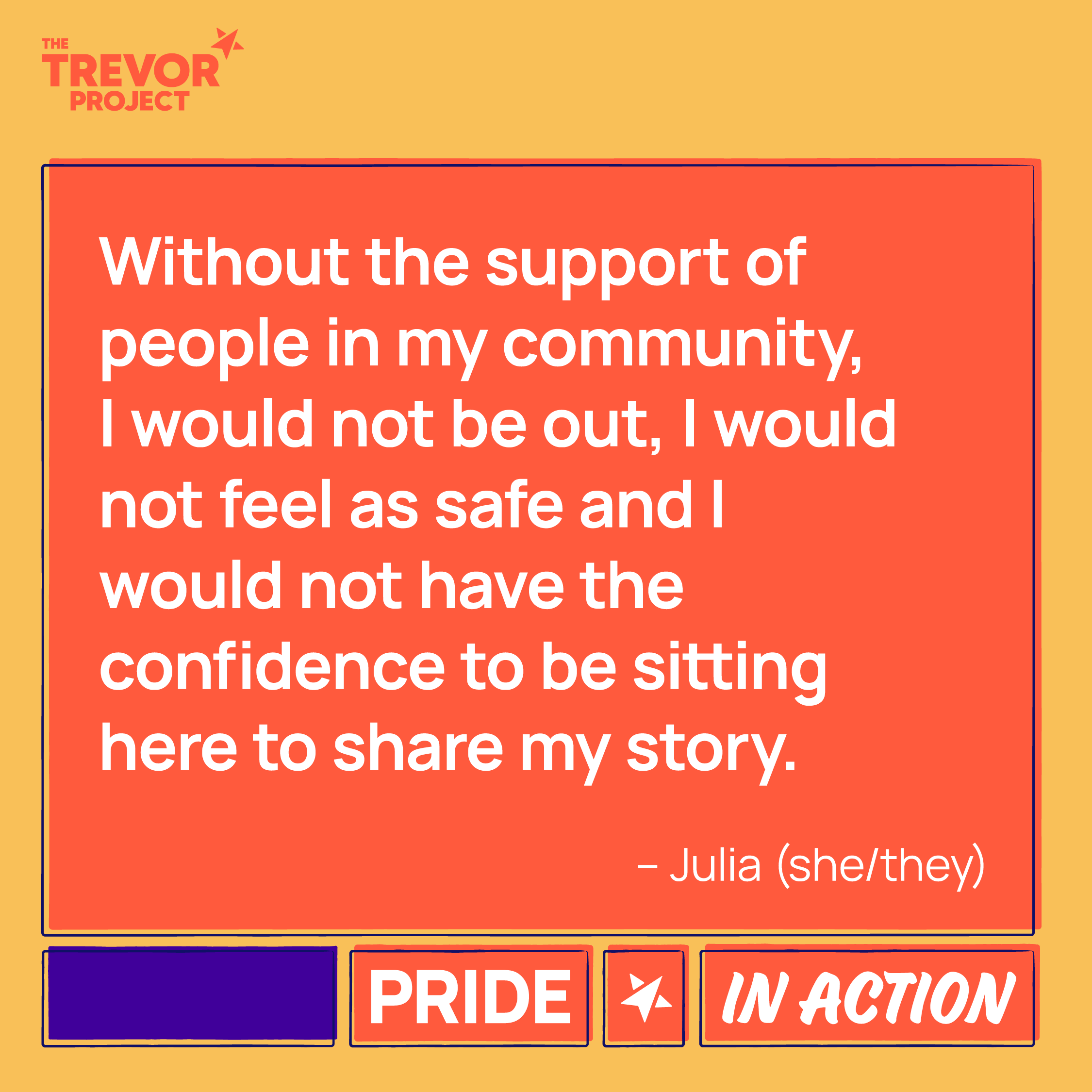 Pride2024_FundraisingToolkit_Socials_Square 1080x1080 - Quote Julia.png