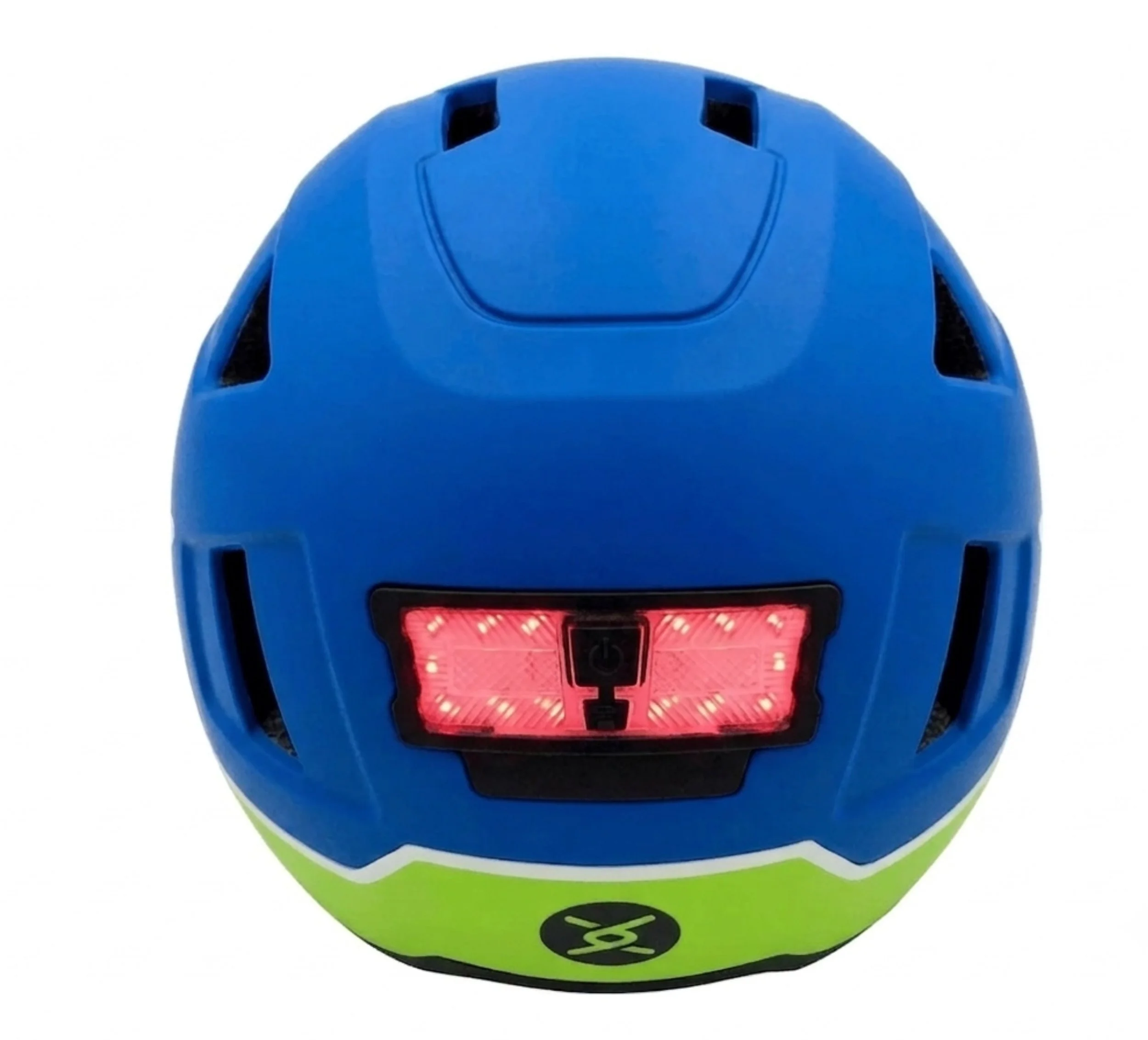 A multi-colored 8-sided die with red, blue, green, and black faces, and the number 8 visible on the green face.