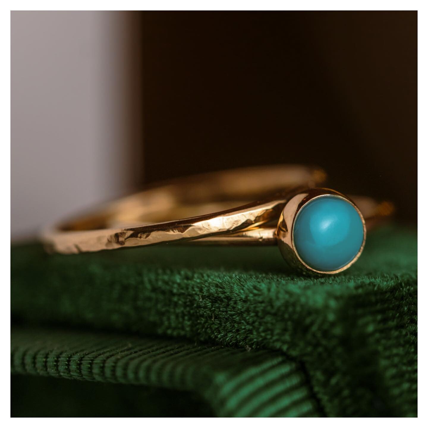 How sublime are these gold stacking rings? Our lovely sally came along to last weekends gold ring workshop and treated herself to these. She finished them with a turquoise cabochon and a sparkly hammer texture. 

Speaking of classes&hellip; here&rsqu