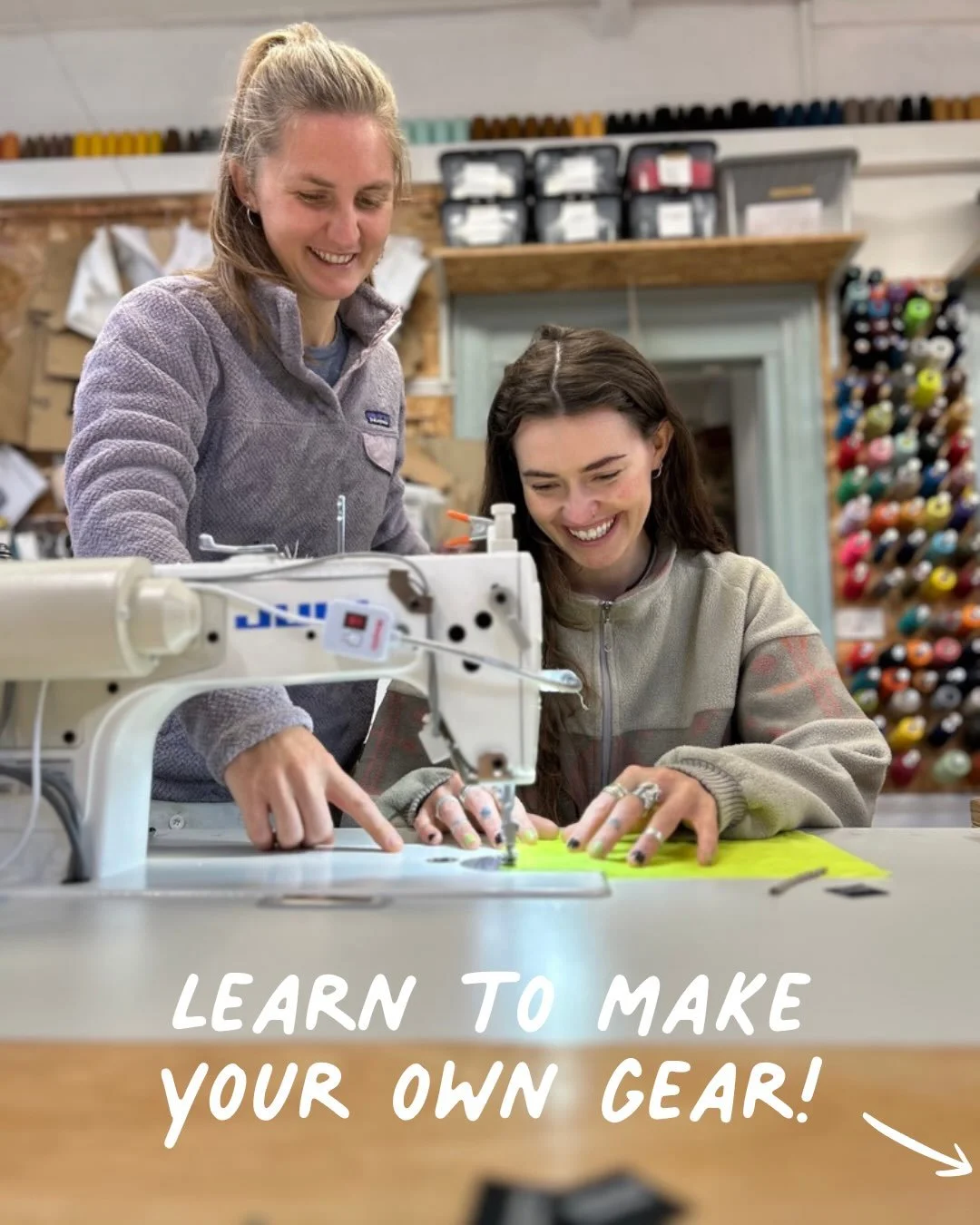 Learn the skills you need to make your own gear at home!

Link in our bio to sign up 

Classes 1-3 require no previous experience. You can attend each class on its own, or as part of the series

Classes 4&amp;5 require either basic machine sewing exp