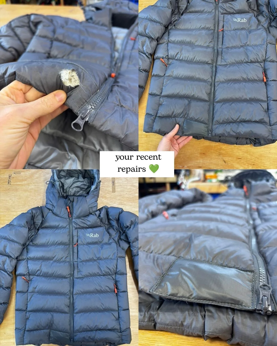 Lots of patches coming through the workshop recently 

Got something similar? Pop us some photos through the form on our website 

Or fancy having a go at repairs yourself? Repair club is on Thursdays 5.30-7. &pound;12 per person, materials included