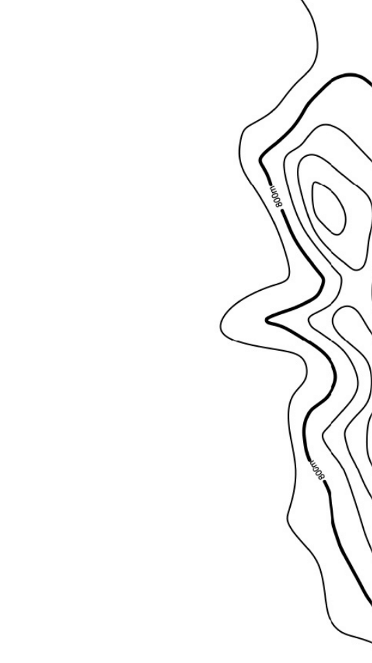contour lines of Tryfan, the mountain in North Wales, UK.