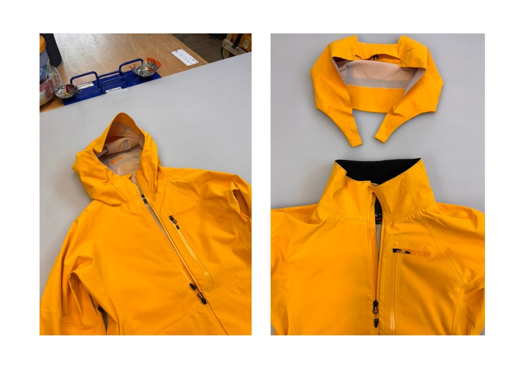 Alteration: remove hood and install collar instead