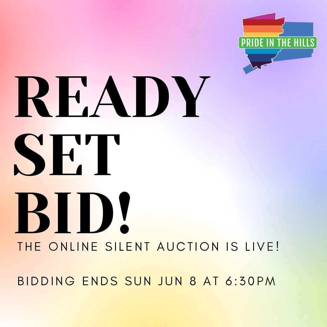 GET TO BIDDING! 🌈🙌 ONLINE SILENT AUCTION IS LIVE - head to link in bio to vie this years incredible lineup 
BIDDING ENDS SUN JUN 8 at 6:30PM