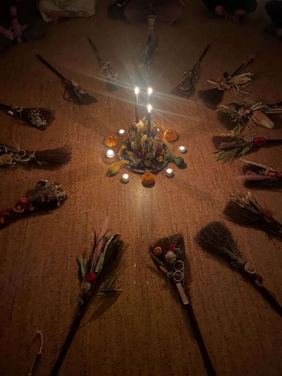 Huge THANKYOU to everyone who came out and got witchcrafty with us at our Broom Crafting workshops!🧹 

We had two full nights of conjuring up beautiful decorative brooms, sipping cider, &amp; learning the history &amp; lore of the witches broom! 

 