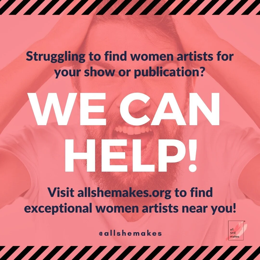 We often hear how hard it is to find women artists. WE CAN HELP! ⁠
⁠
We made an entire platform dedicated to highlighting women artists. Take your pick.⁠
⁠
#gendergapawarenesscampaign
