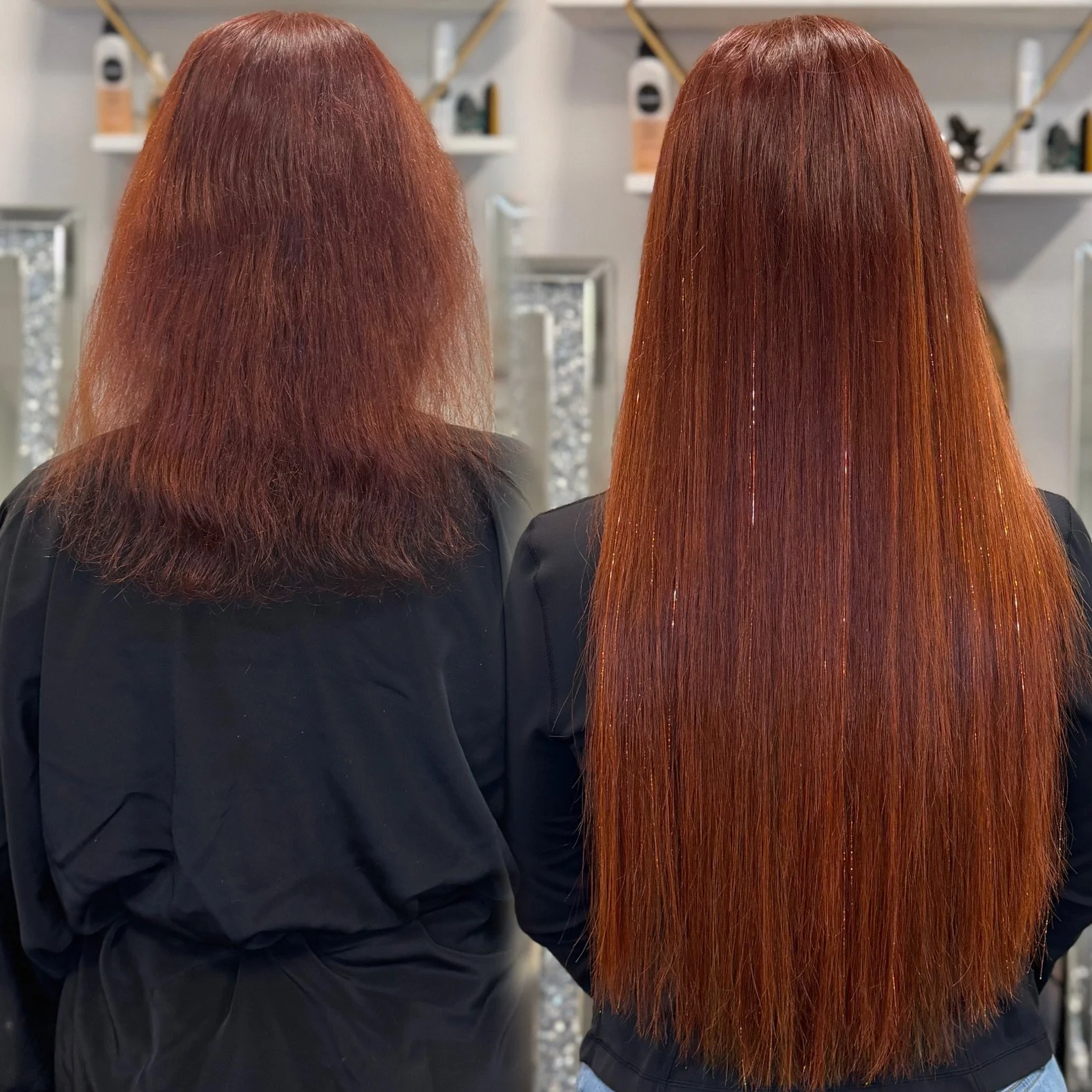 Great Lengths Platinum Salon delivering smooth, natural human hair extensions with added length in Coral Springs FL