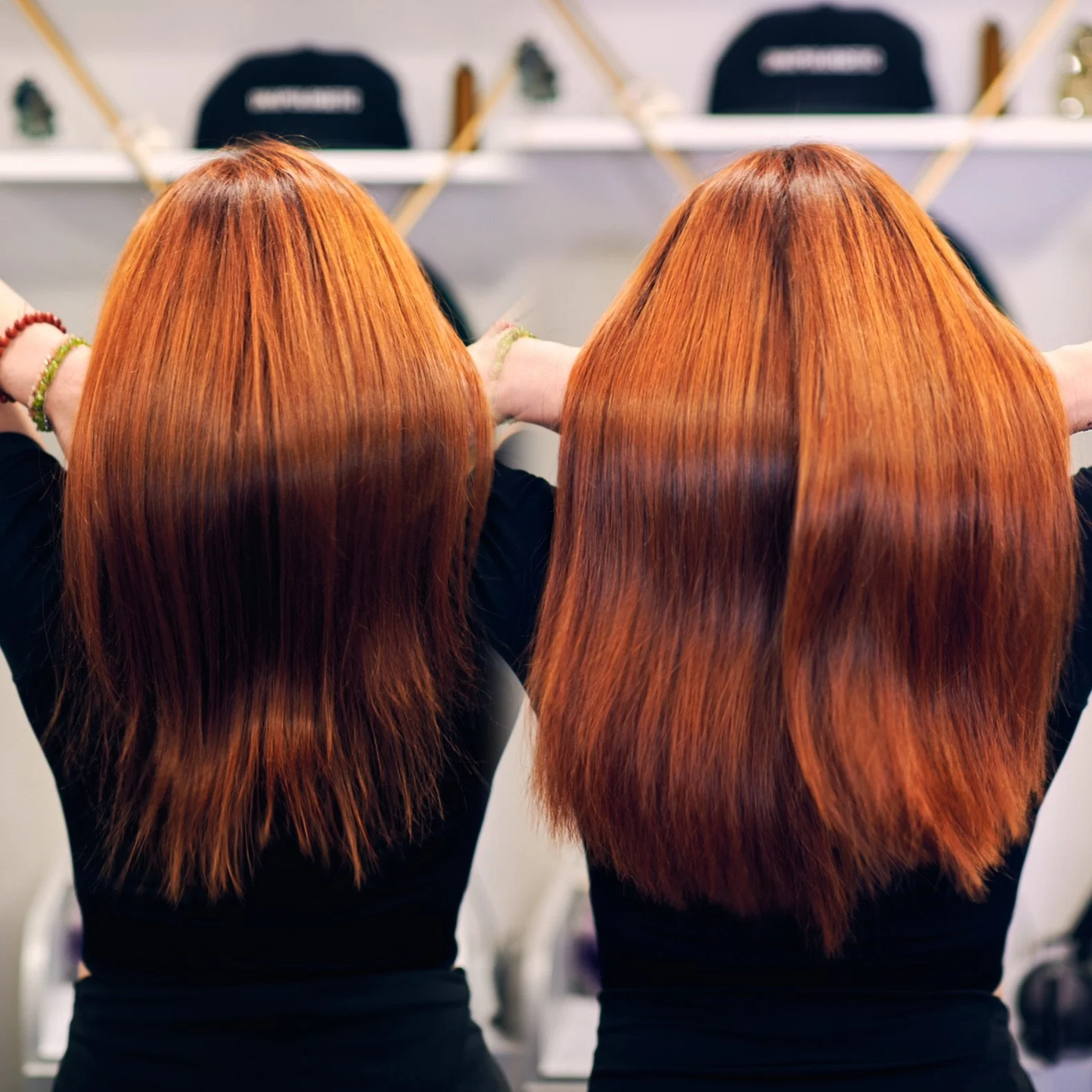 Professional Great Lengths human hair extensions delivering smooth length and fullness by a Platinum Salon in South Florida