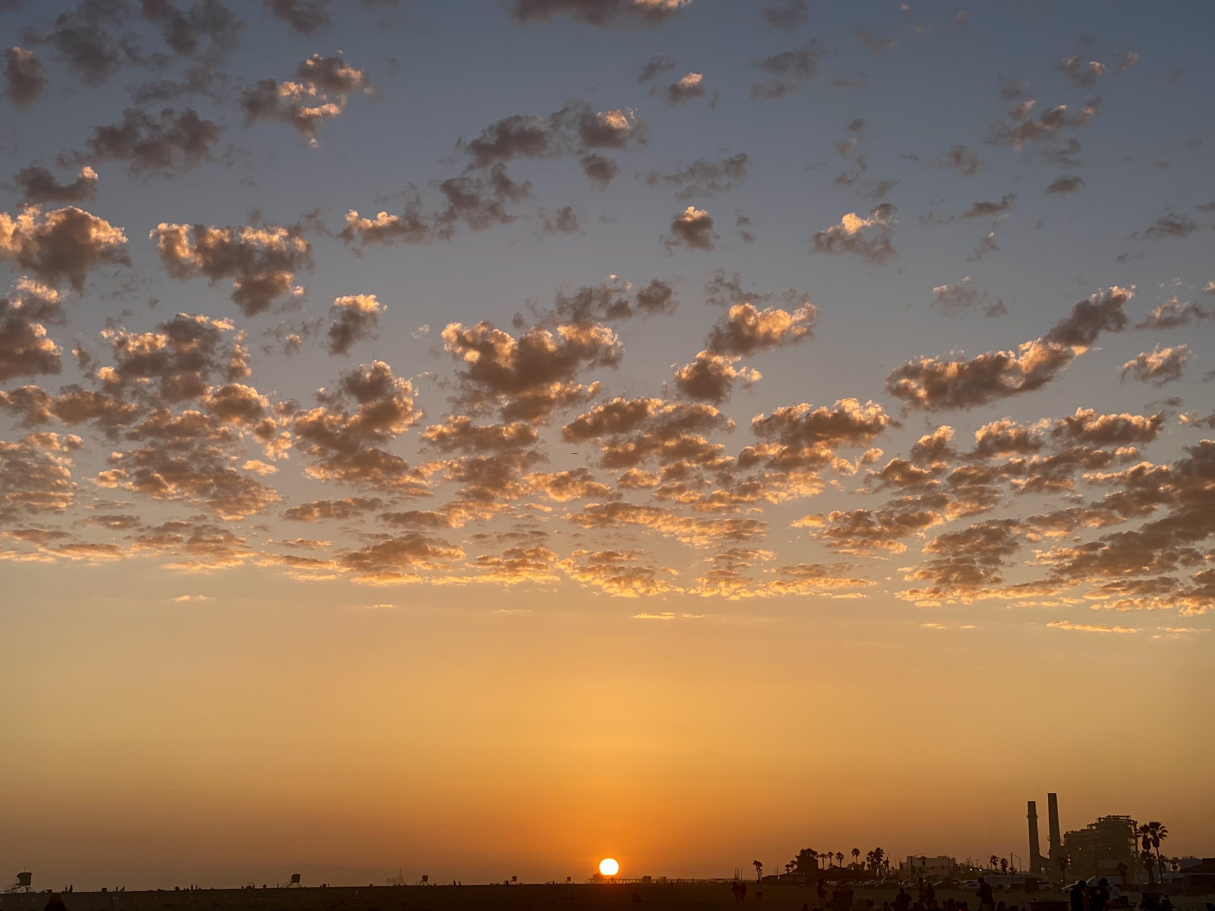 Summer Solstice Sunset in Huntington Beach
