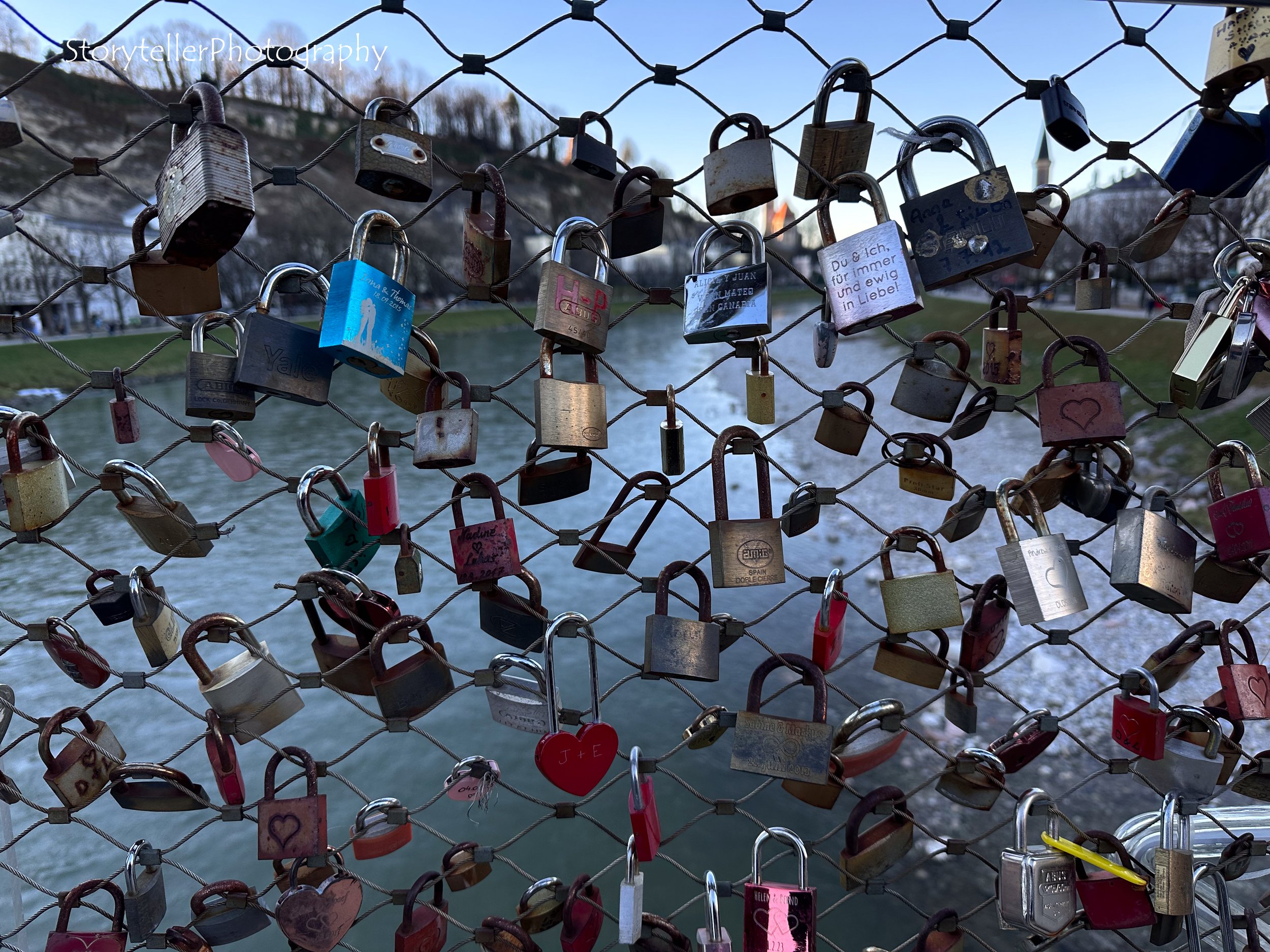 Locks on a Salzburg Bridge