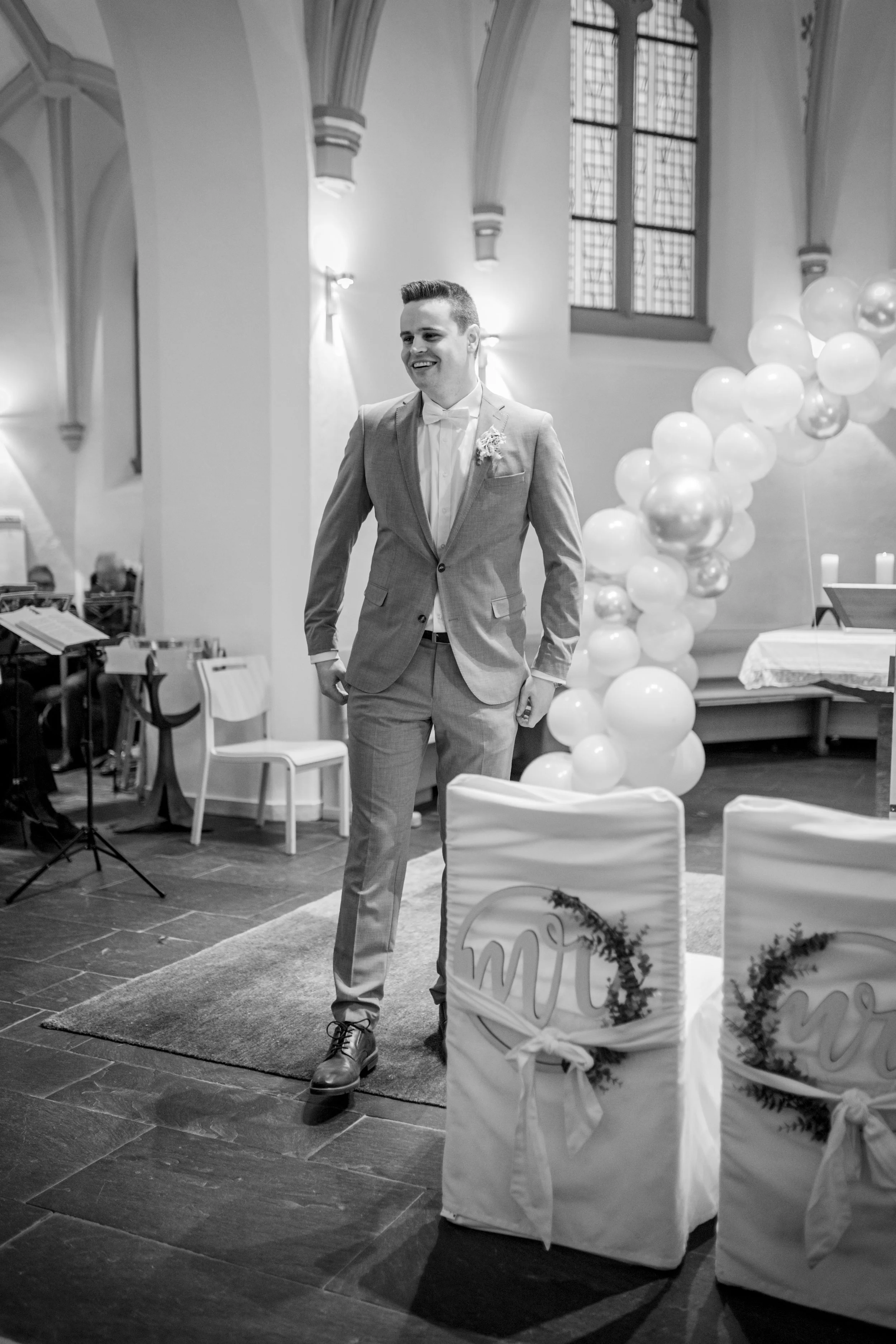 Winterhochzeit Brautpaarshooting- Kirchliche Trauung - emotionale bilder-winterhochzeit