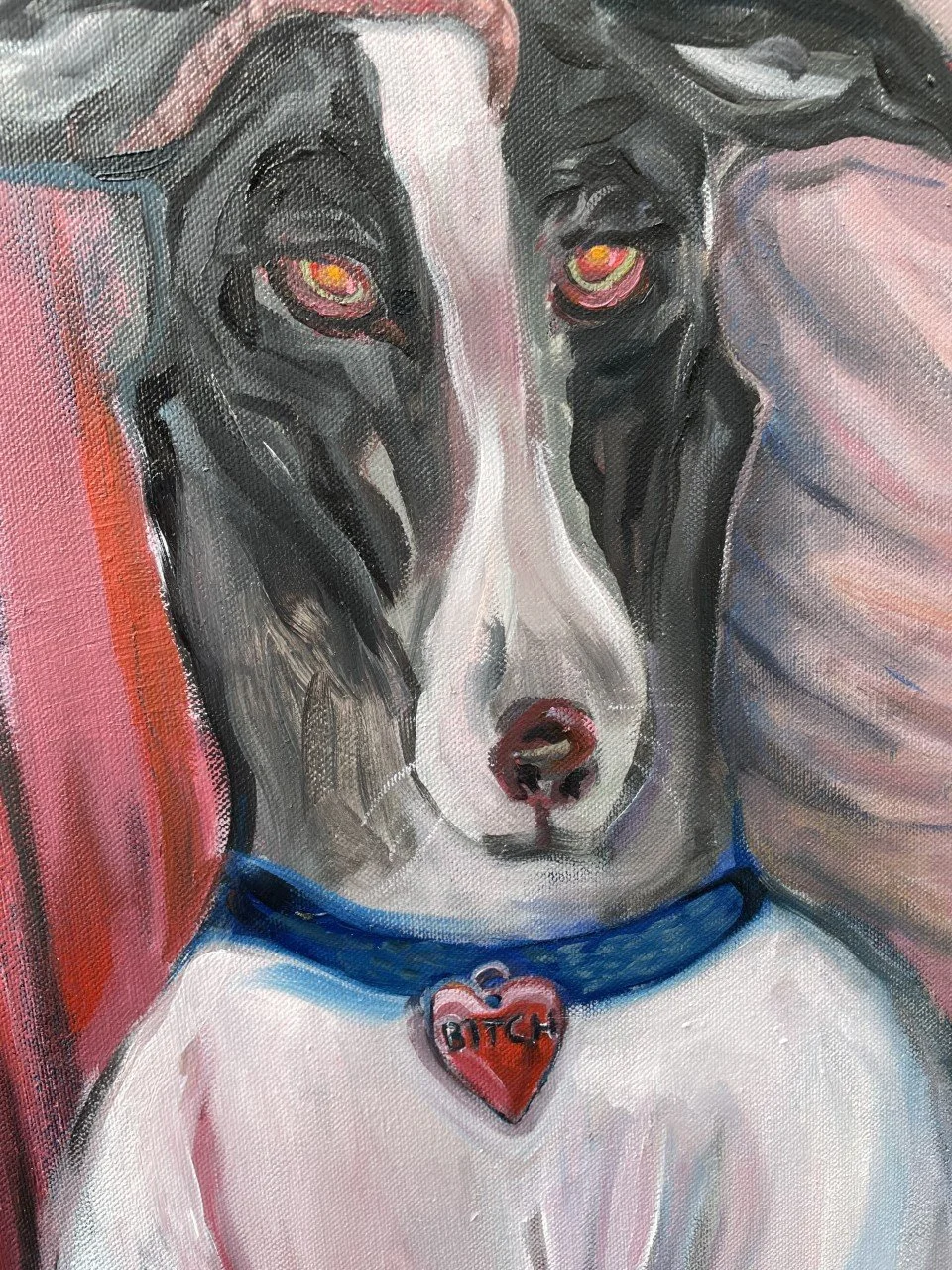 White Female Dog (detail shot)