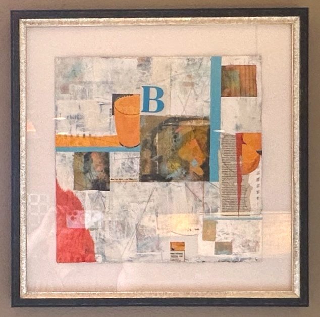 Good Morning, Sunshine
2022
acrylic paint and collage on paper
(24" x 24" x 1.5" with frame)
$600