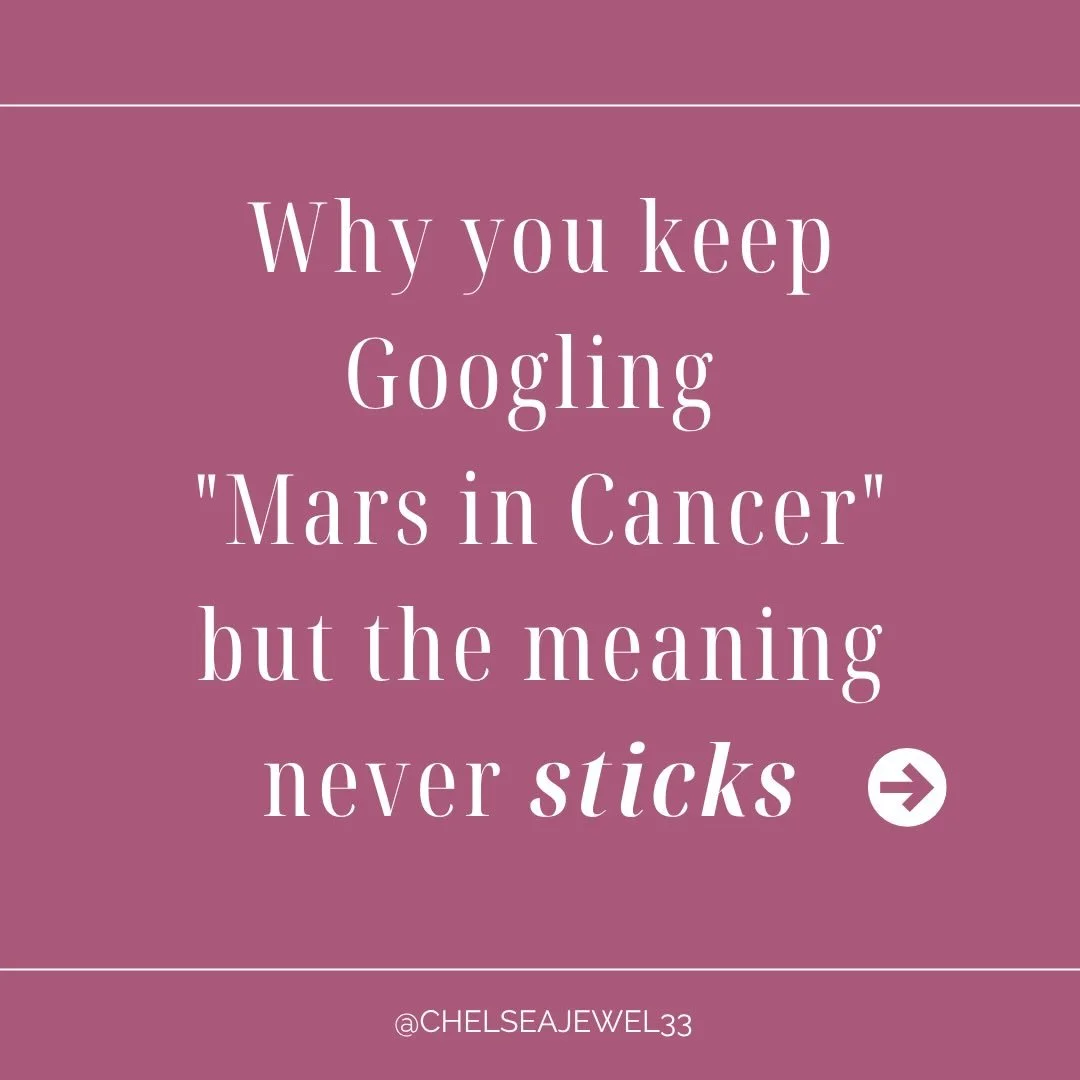 If astrology never quite sticks for you &mdash; if you keep re-reading the same keywords and still can&rsquo;t remember what your placements mean &mdash; this carousel will show you why.

Spoiler: It&rsquo;s not because you&rsquo;re not intuitive eno