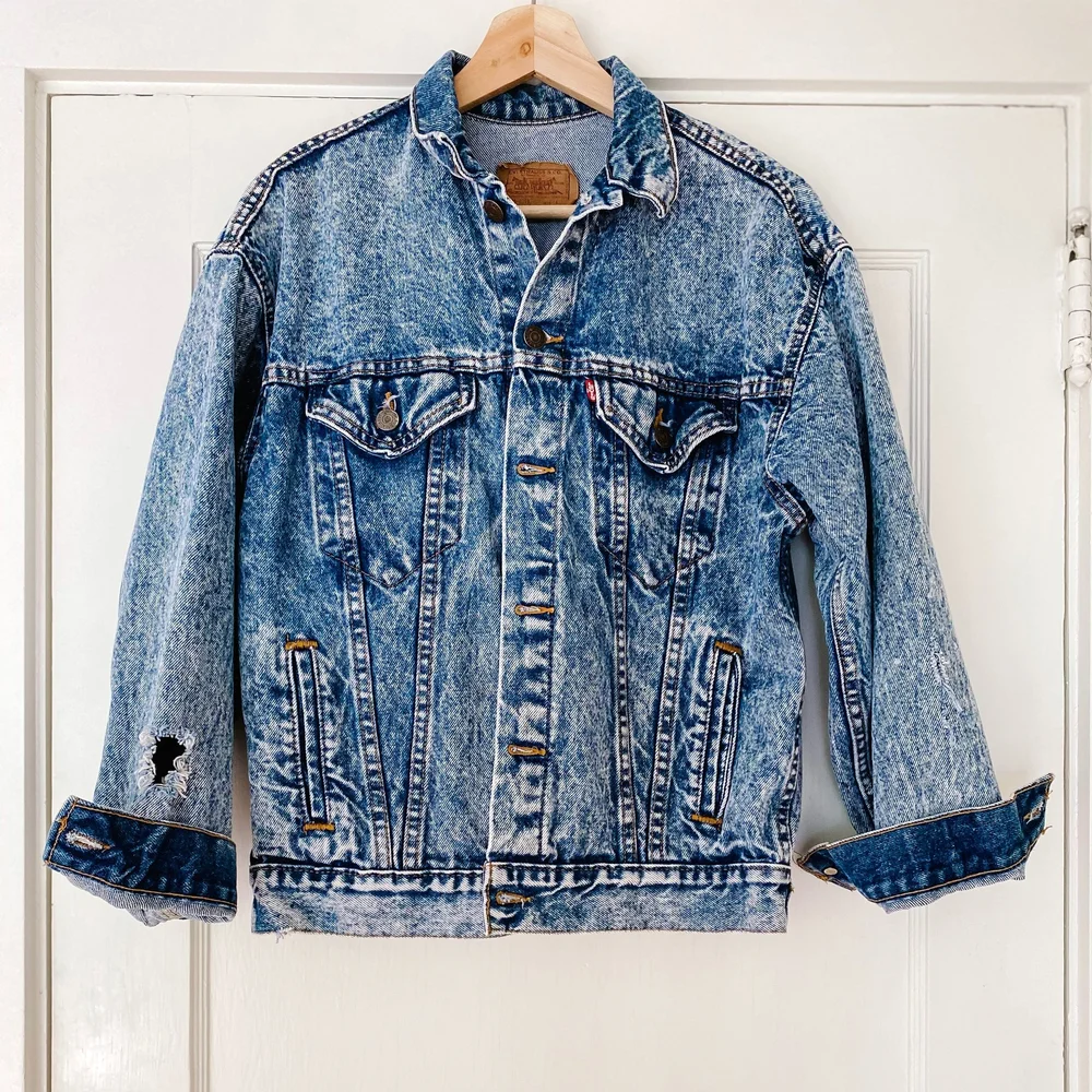 Custom Vintage Denim Band Jacket — Chuckles and Bleu