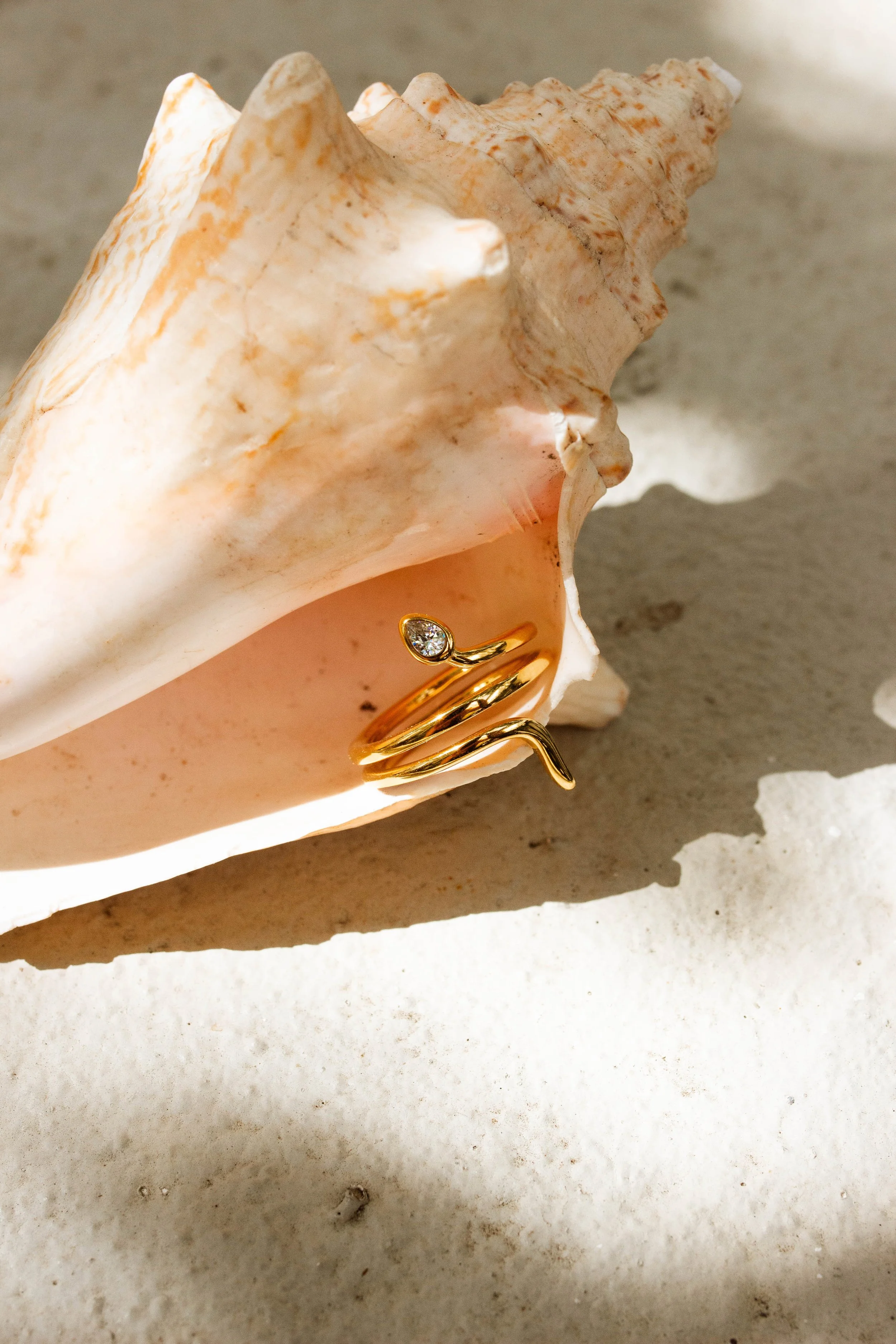 Gold Snake CZ wrap ring 2.jpg