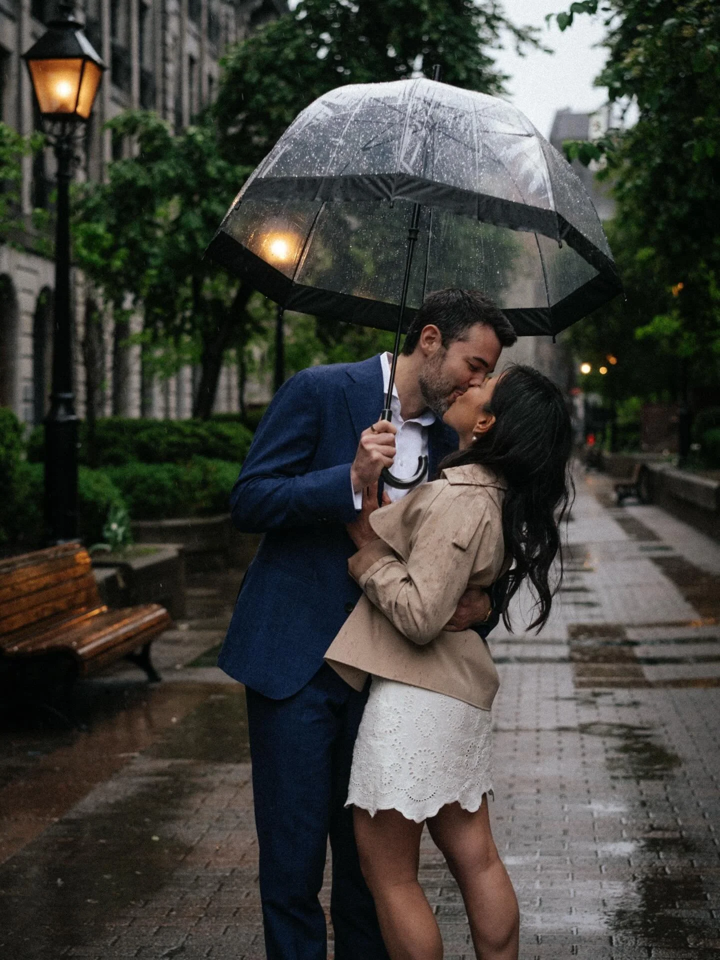 Vieux-Port de Montr&eacute;al, in the rain.

my suitcase is always ready for a destination session

#canadianphotographer
#canadianweddingphotographer
#canadianengagement
#montrealengagement 
#montrealengagementphotography