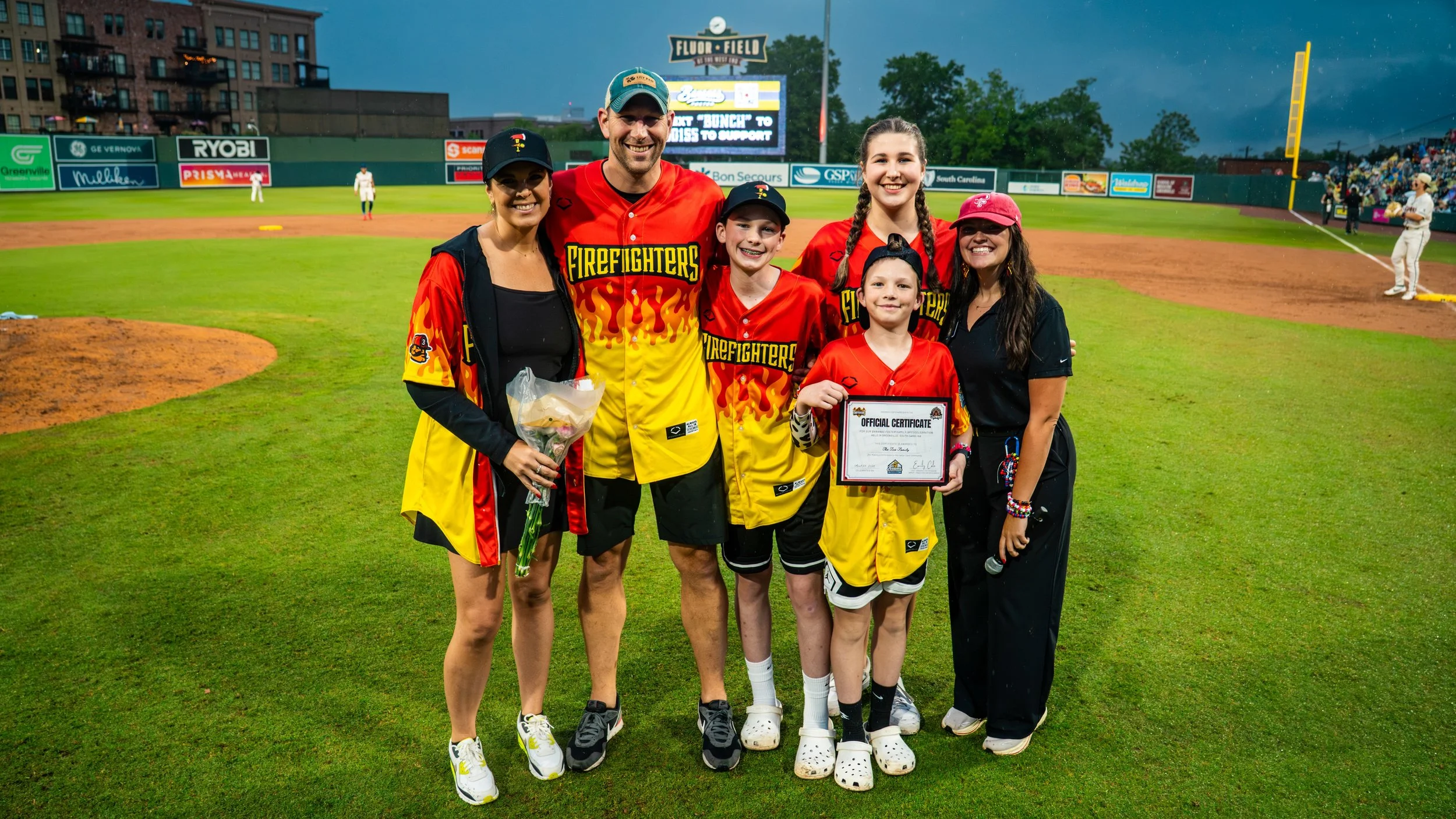 Tice Family Honored at Savannah Bananas Game for Foster Care