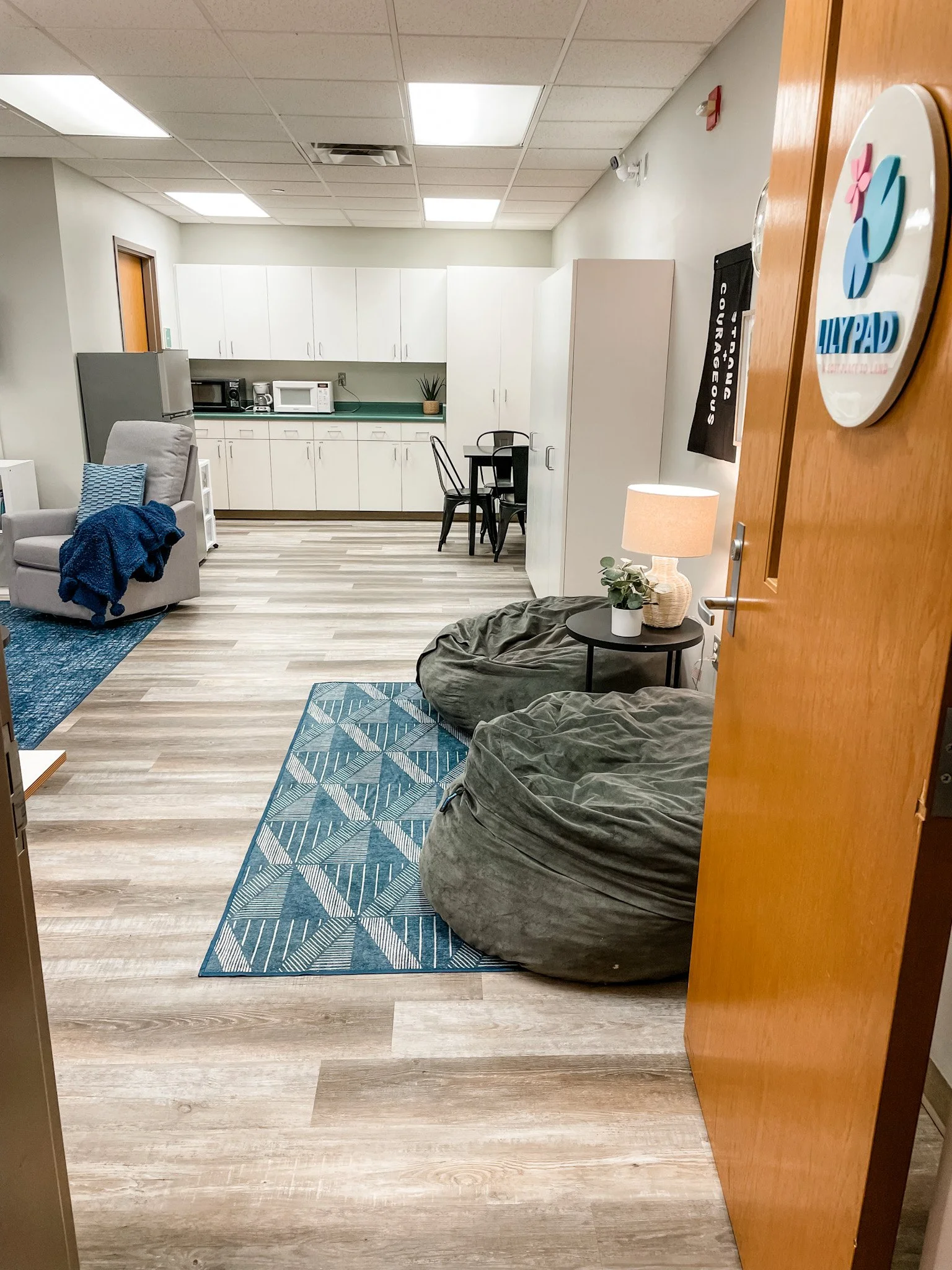 The completed Lily Pad space in March of 2023.