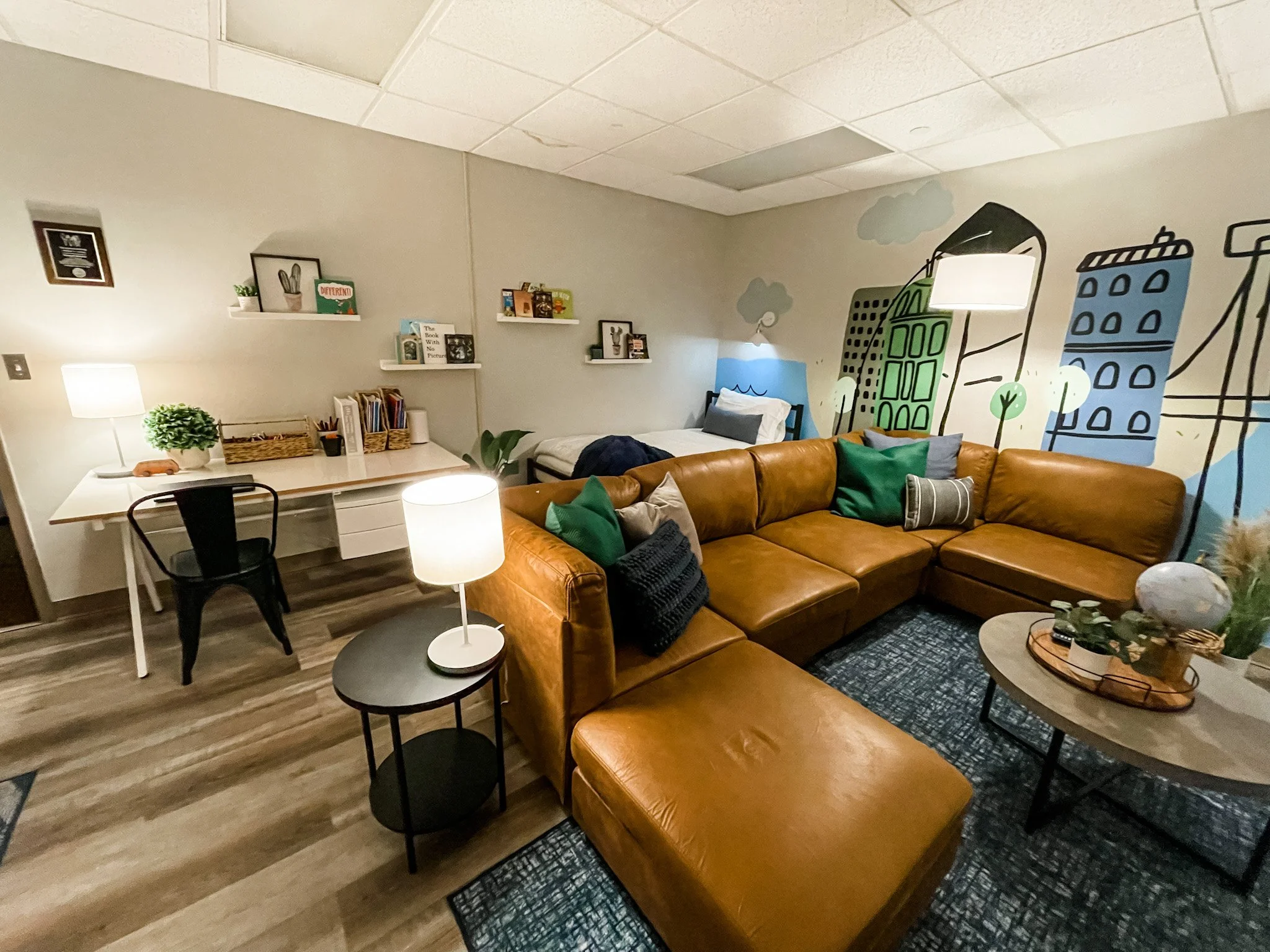 The professionals that are a part of the Anderson County Department of Social Services dedicated this space to their former director, Kenneth McBride, who recently retired after 30 years of service.