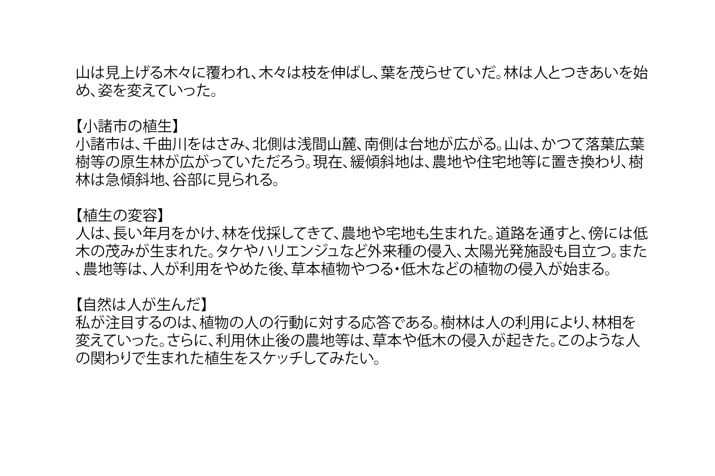 Toshiya Yoda 「死にゆくものの夢」-statement