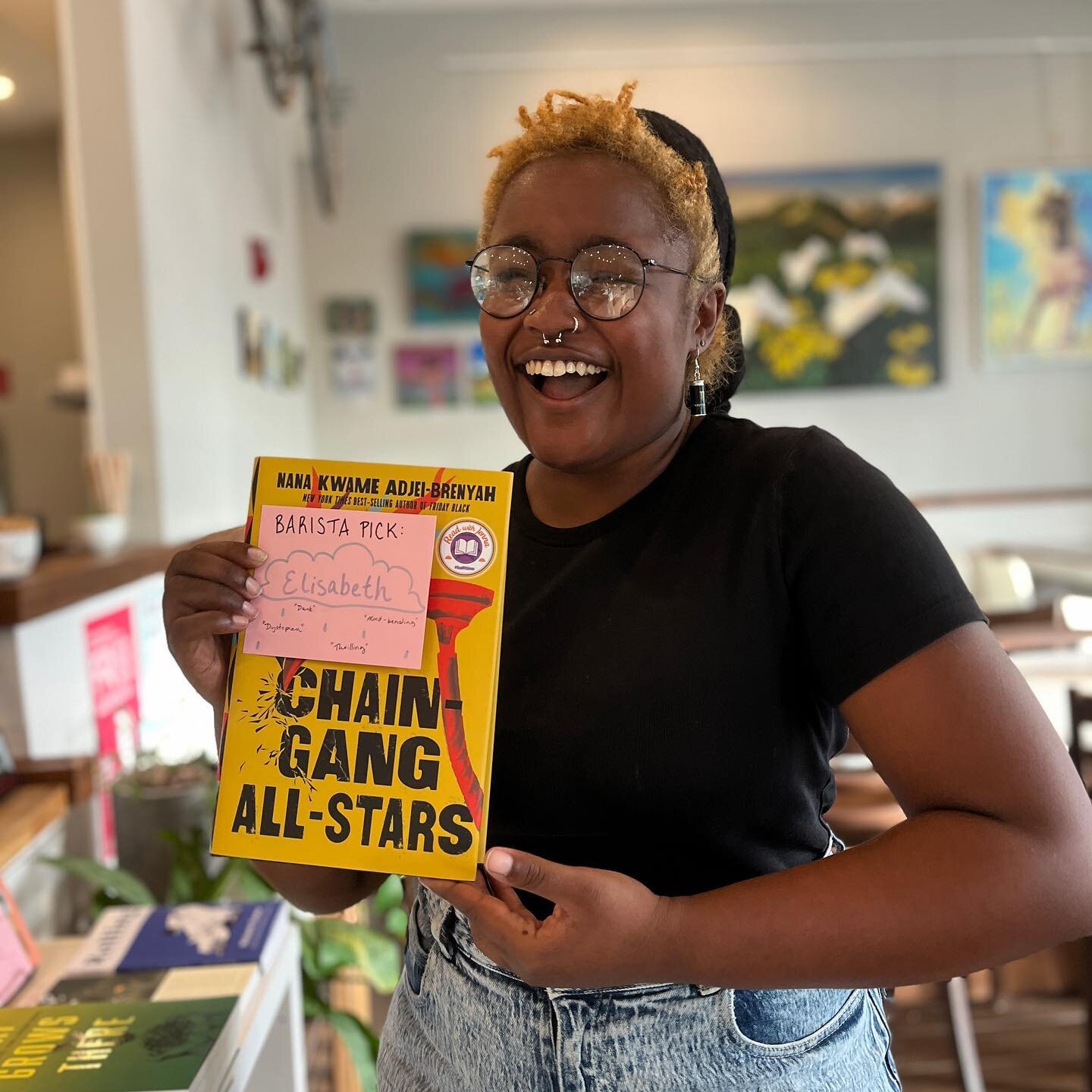 A barista/bookseller pick from the lovely @elisabethrosecampbell ✨📖

&ldquo;The thing I love about this book is that it flinches away from nothing. It&rsquo;s big; it&rsquo;s bold; it&rsquo;s violent; it&rsquo;s dystopian. Death row prisoners are fo