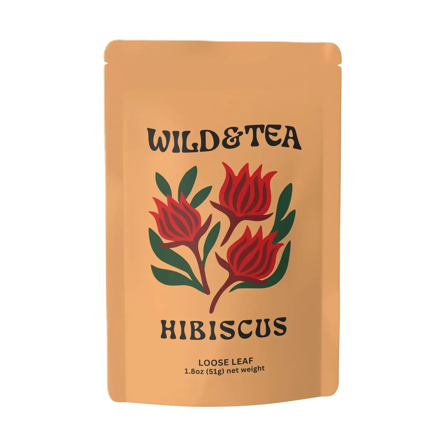 Hibiscus Tea: 1.8oz by Wild & Tea